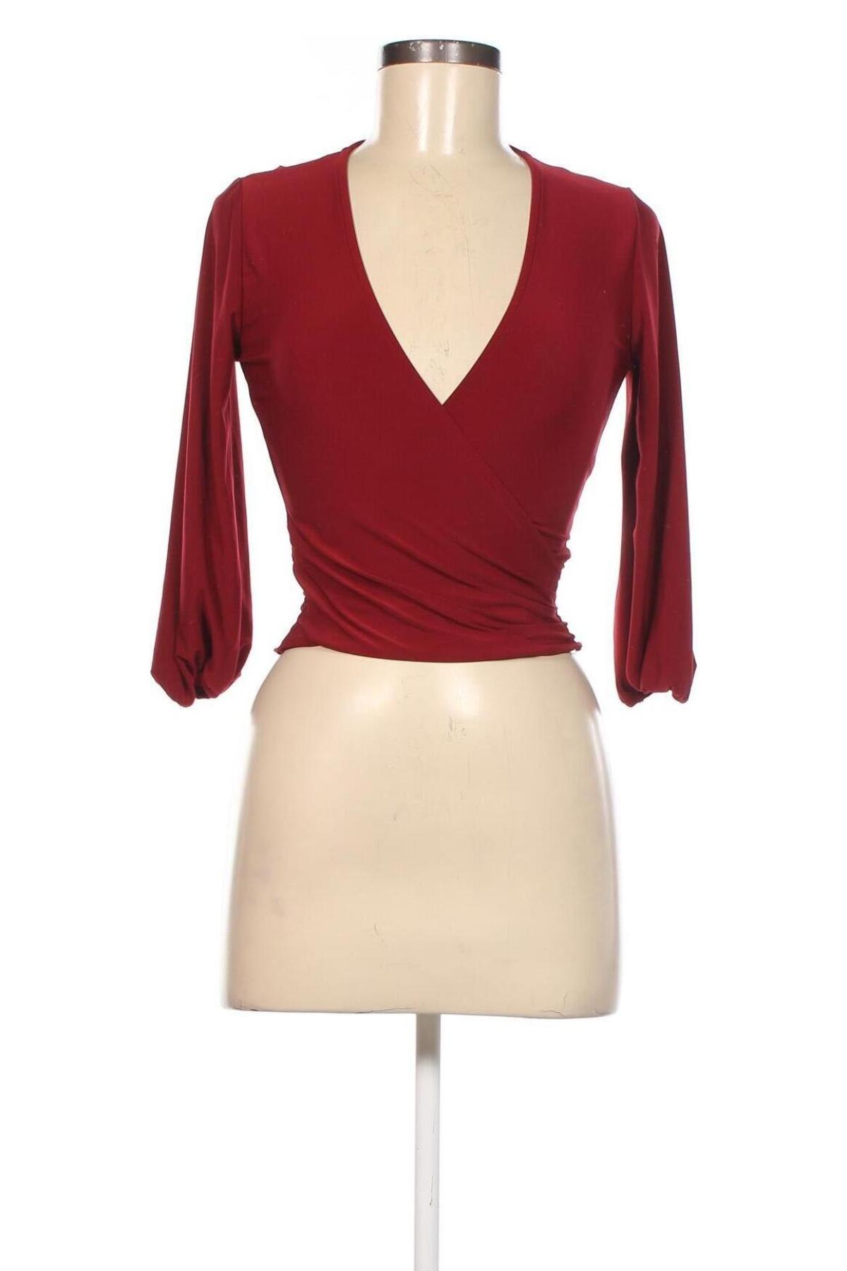 Дамска блуза Amisu, Размер XXS, Цвят Червен, Цена 6,65 лв.