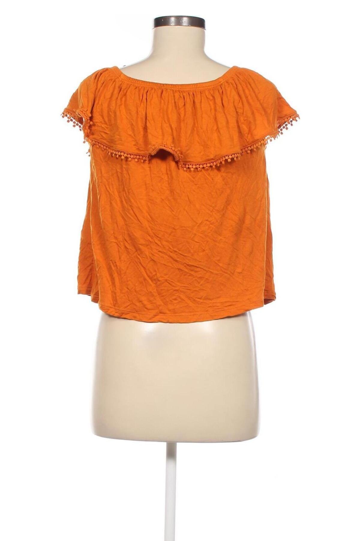 Γυναικεία μπλούζα Amisu, Μέγεθος S, Χρώμα Πορτοκαλί, Τιμή 3,53 €