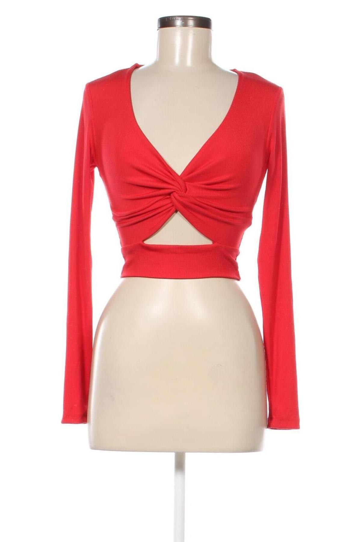 Дамска блуза Amisu, Размер S, Цвят Червен, Цена 6,65 лв.