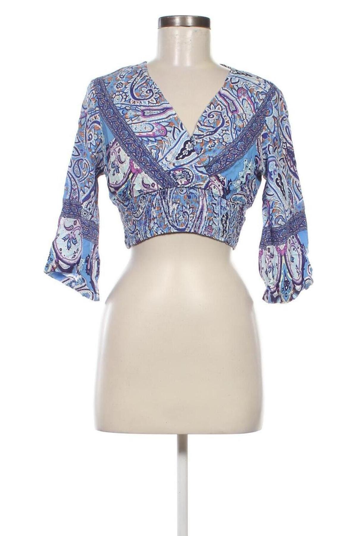 Γυναικεία μπλούζα Amisu, Μέγεθος XS, Χρώμα Μπλέ, Τιμή 11,75 €