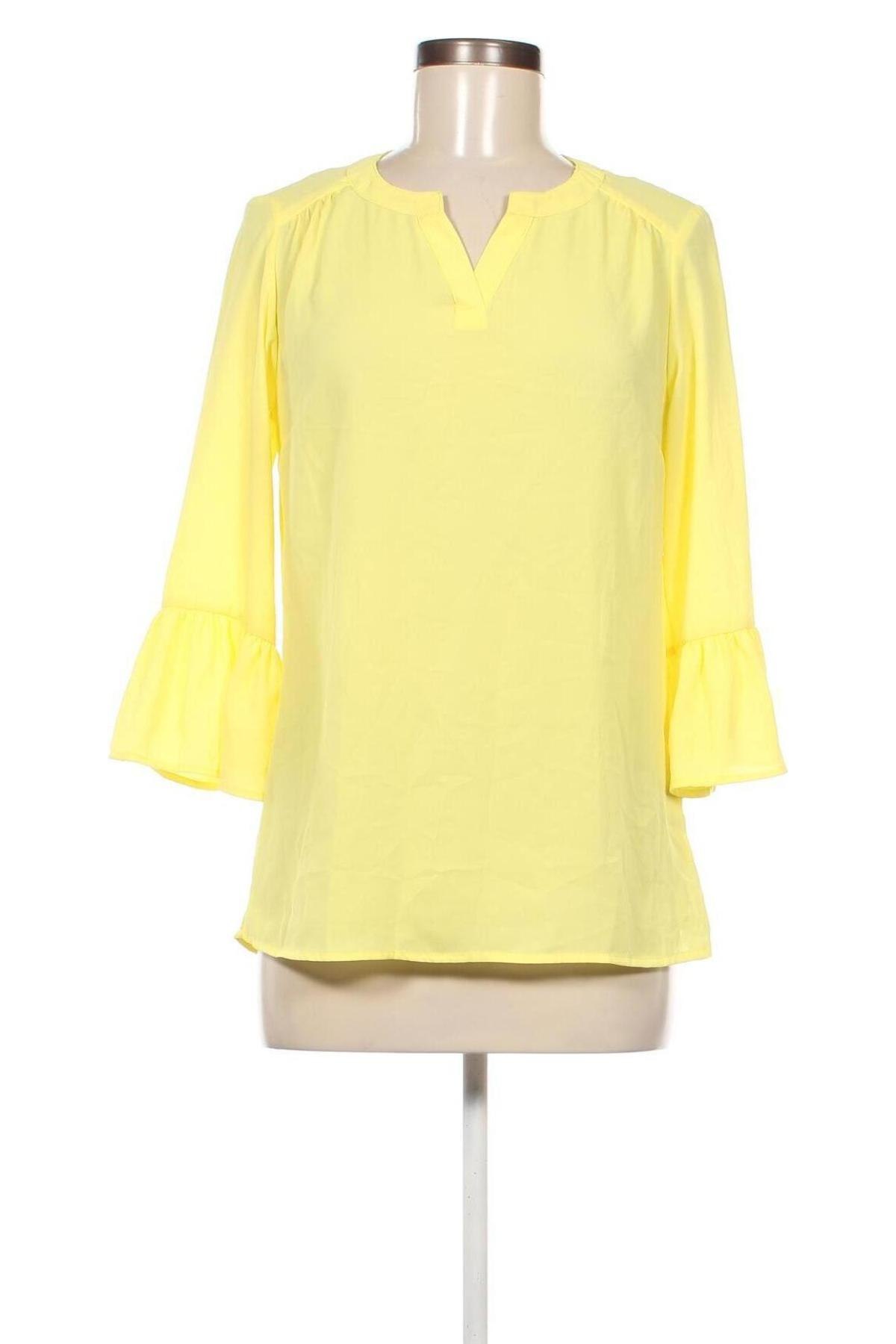 Дамска блуза Amisu, Размер XS, Цвят Жълт, Цена 8,55 лв.