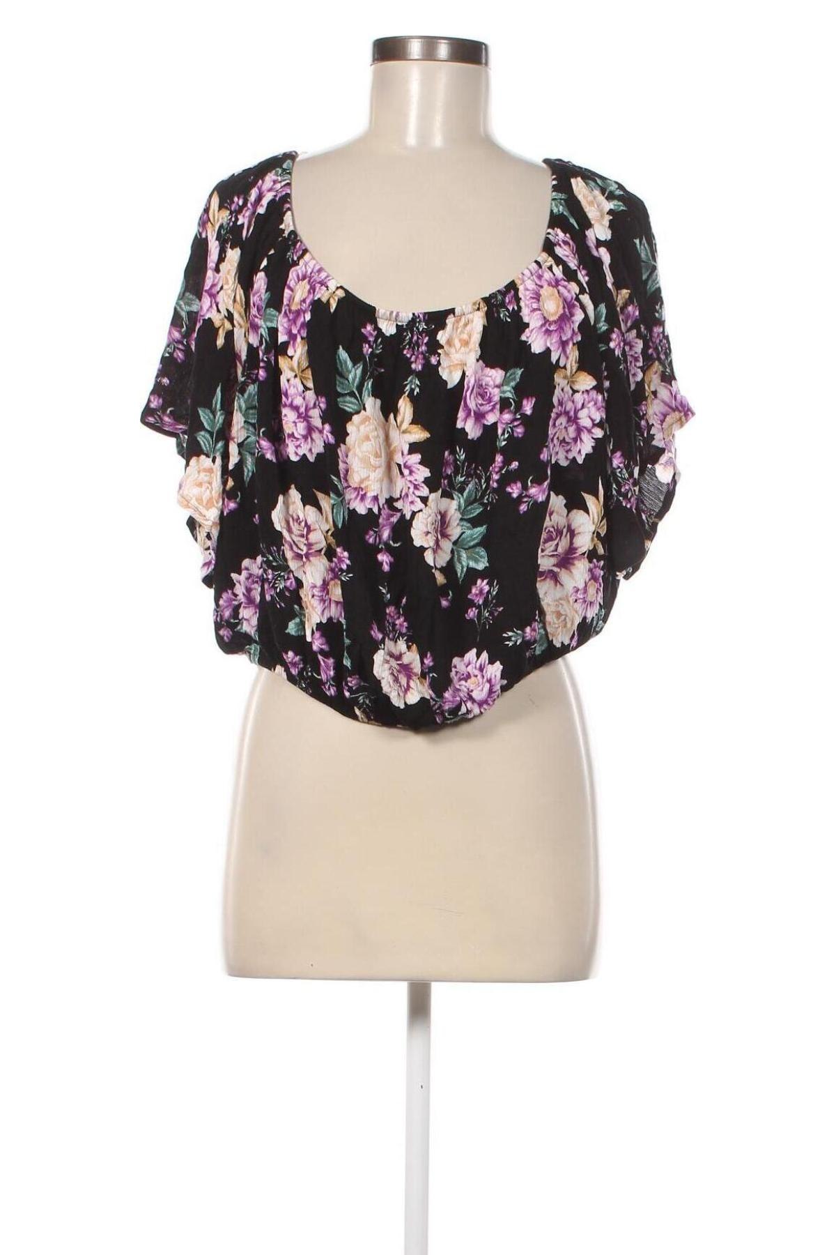 Γυναικεία μπλούζα Amisu, Μέγεθος XL, Χρώμα Πολύχρωμο, Τιμή 5,83 €