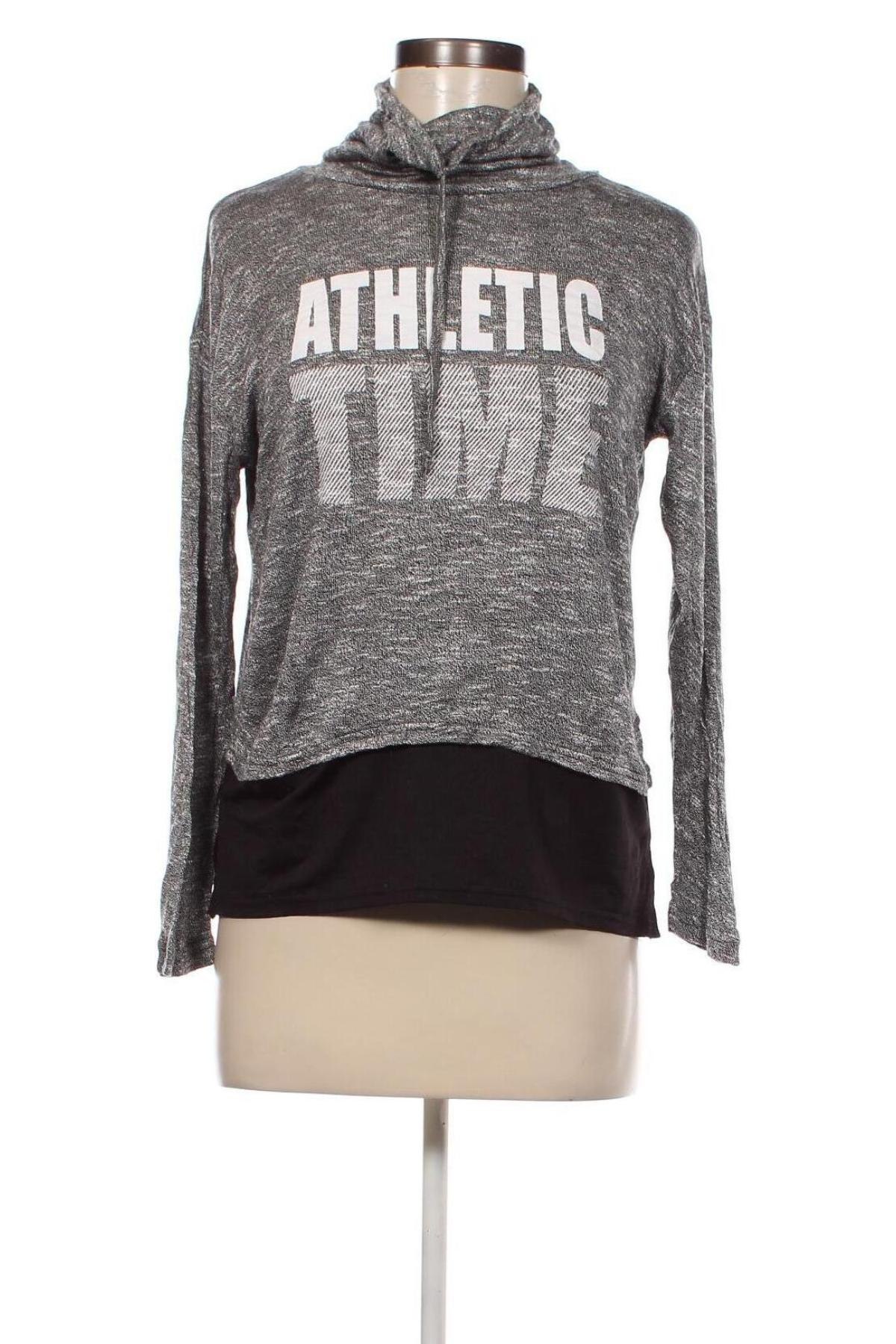 Γυναικεία μπλούζα Athletic, Μέγεθος S, Χρώμα Γκρί, Τιμή 3,53 €