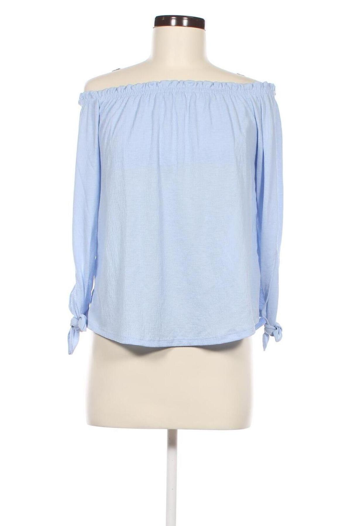 Γυναικεία μπλούζα Bershka, Μέγεθος S, Χρώμα Μπλέ, Τιμή 2,94 €