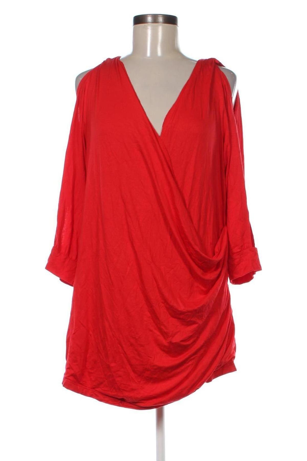 Дамска блуза Body Flirt, Размер XXL, Цвят Червен, Цена 7,60 лв.