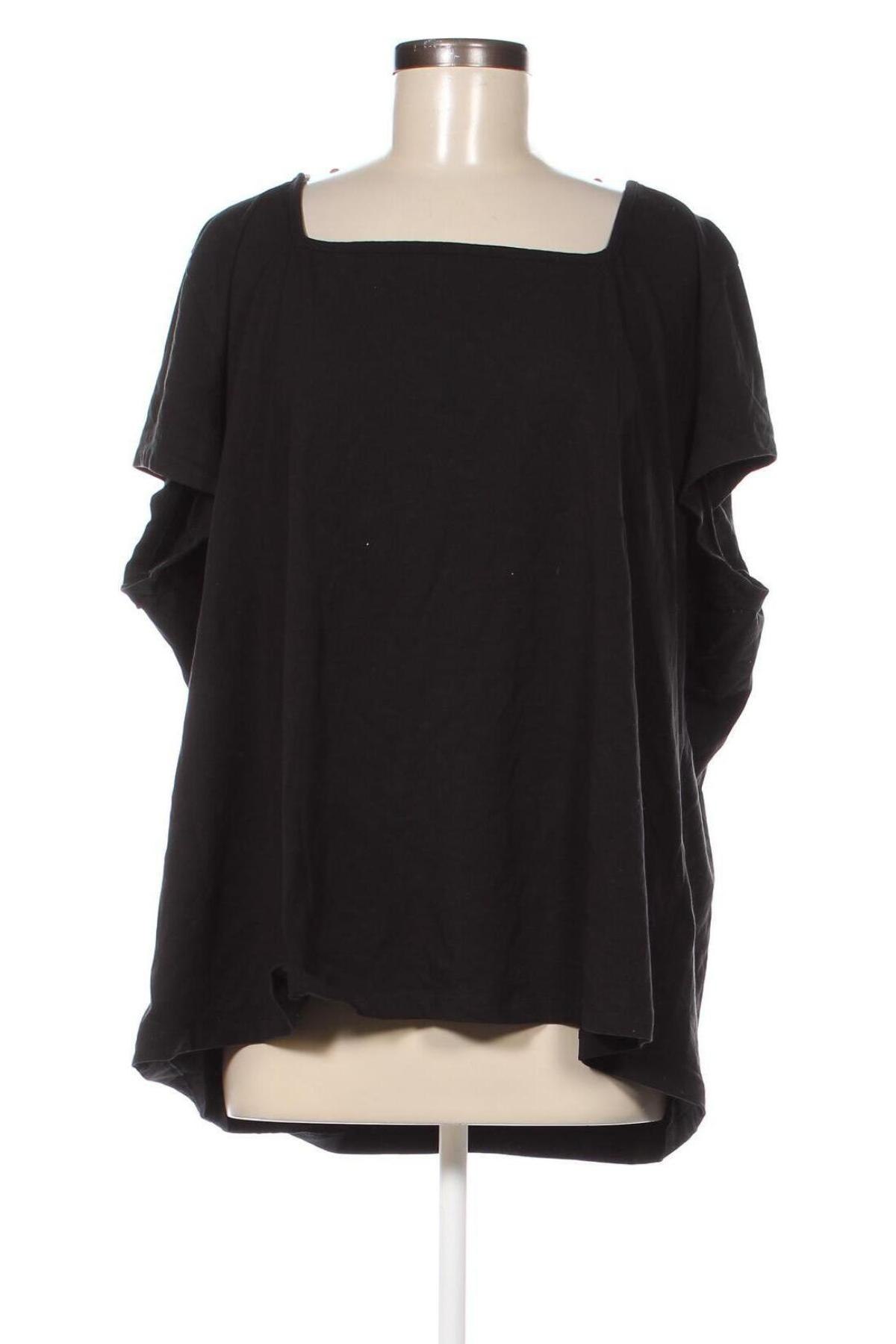 Γυναικεία μπλούζα Bpc Bonprix Collection, Μέγεθος 5XL, Χρώμα Μαύρο, Τιμή 10,58 €
