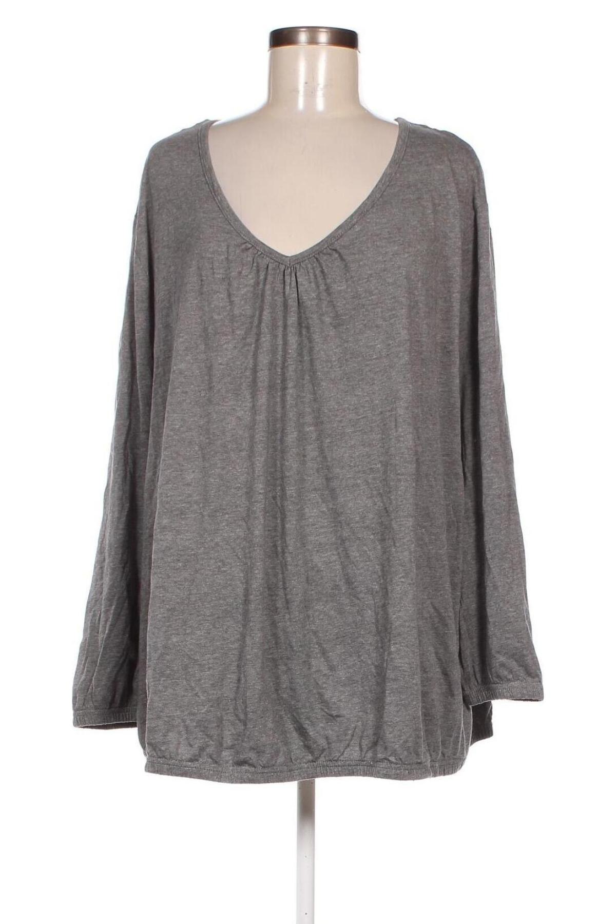 Γυναικεία μπλούζα Bpc Bonprix Collection, Μέγεθος 5XL, Χρώμα Γκρί, Τιμή 11,16 €