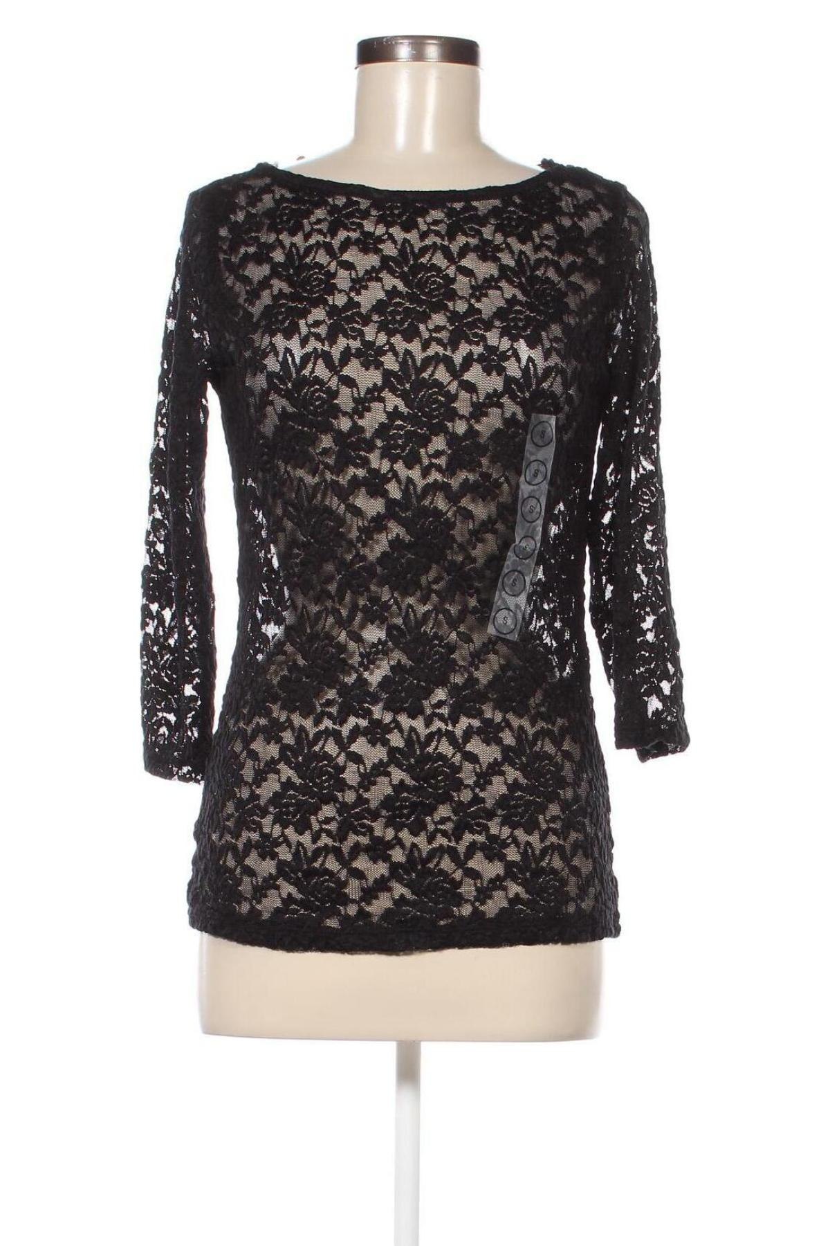 Γυναικεία μπλούζα C&A, Μέγεθος S, Χρώμα Μαύρο, Τιμή 3,84 €