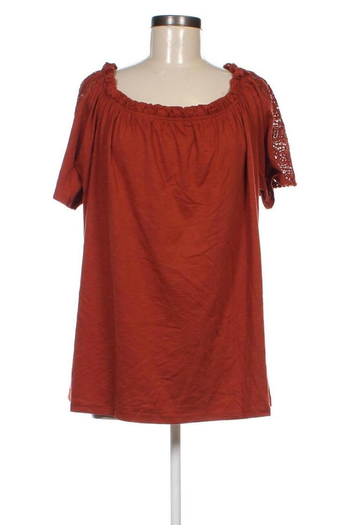 Дамска блуза CadaDIA, Размер XXL, Цвят Оранжев, Цена 24,96 лв.