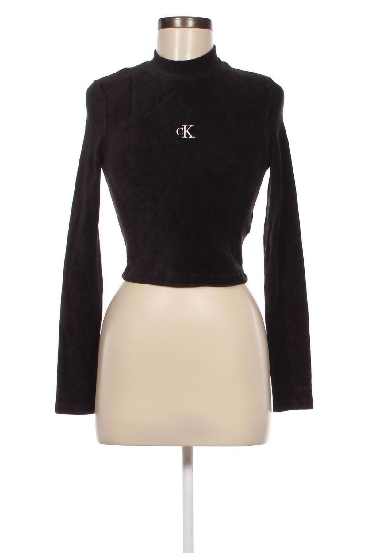 Bluză de femei Calvin Klein Jeans, Mărime S, Culoare Negru, Preț 224,34 Lei