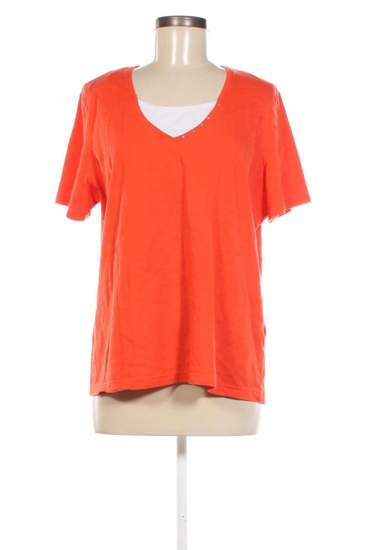 Дамска блуза Canda, Размер L, Цвят Оранжев, Цена 9,31 лв.