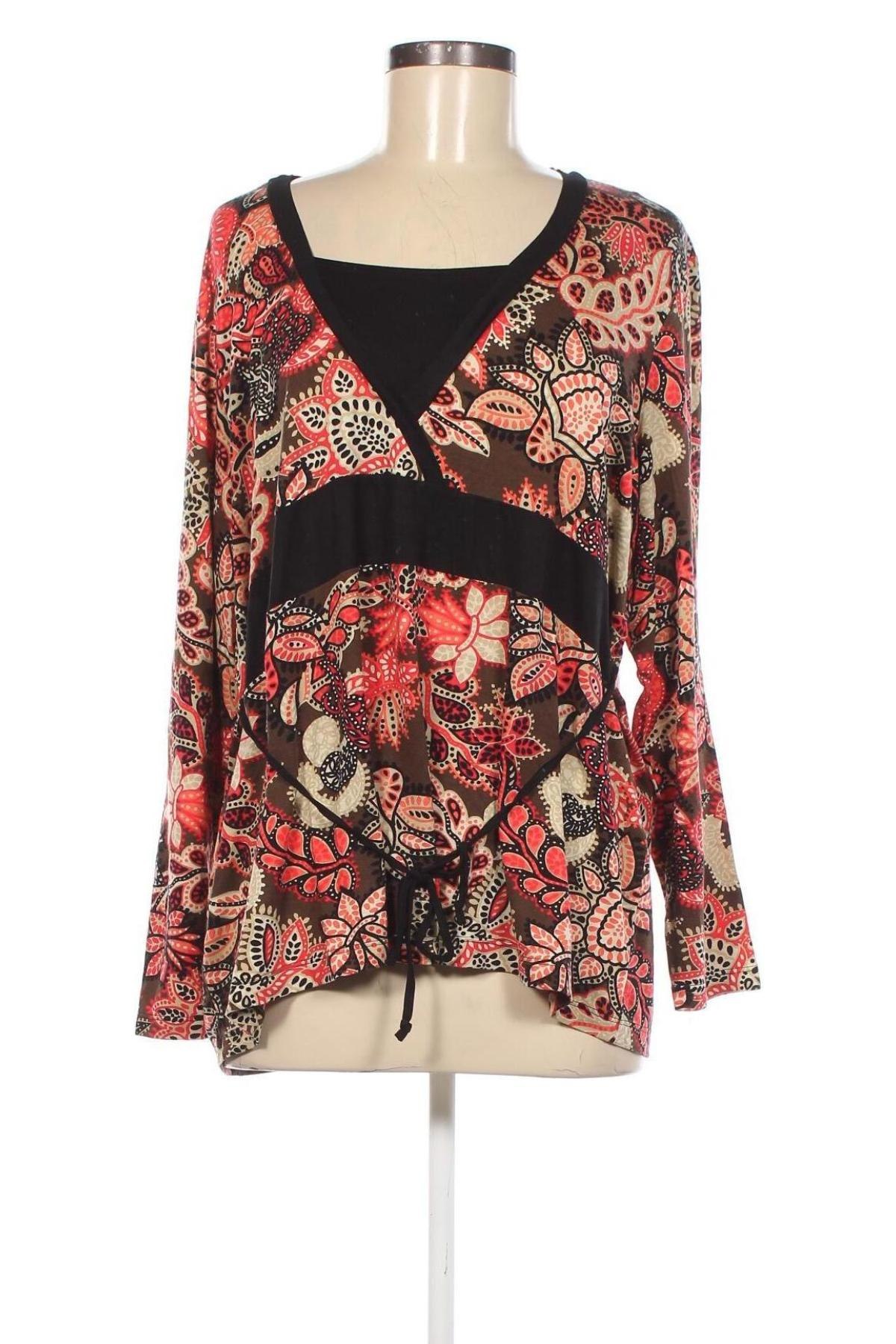 Γυναικεία μπλούζα Canda, Μέγεθος XL, Χρώμα Πολύχρωμο, Τιμή 6,46 €