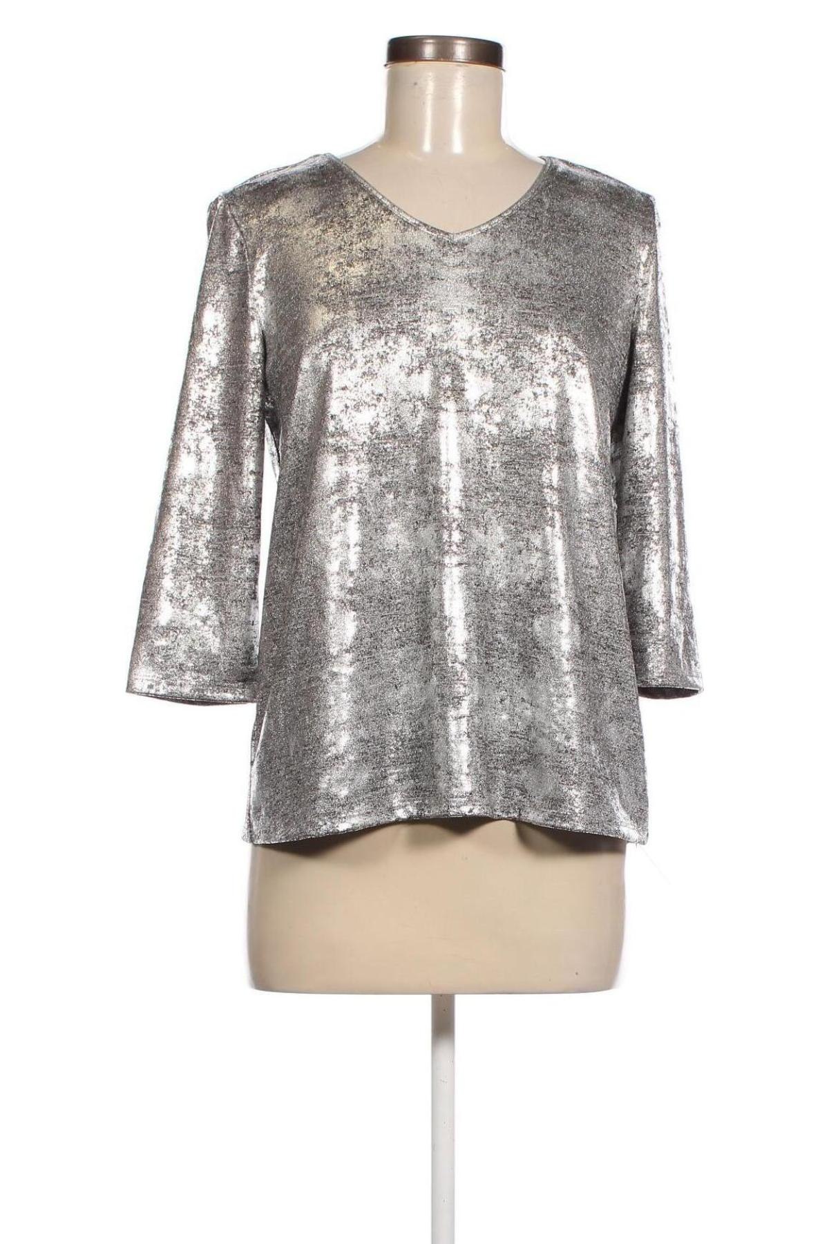 Дамска блуза Christian Berg, Размер M, Цвят Сребрист, Цена 14,61 лв.