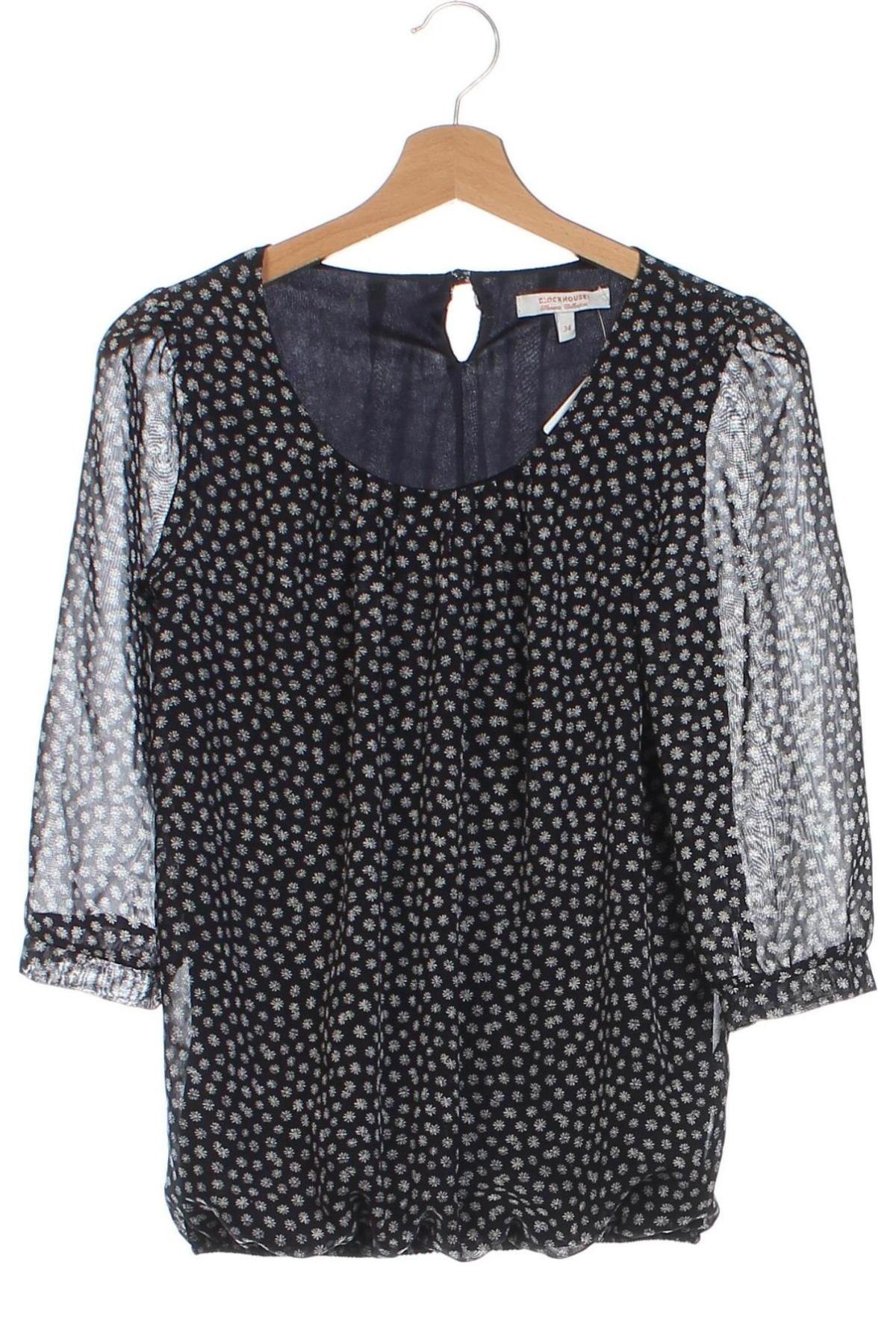 Γυναικεία μπλούζα Clockhouse, Μέγεθος XS, Χρώμα Πολύχρωμο, Τιμή 5,40 €