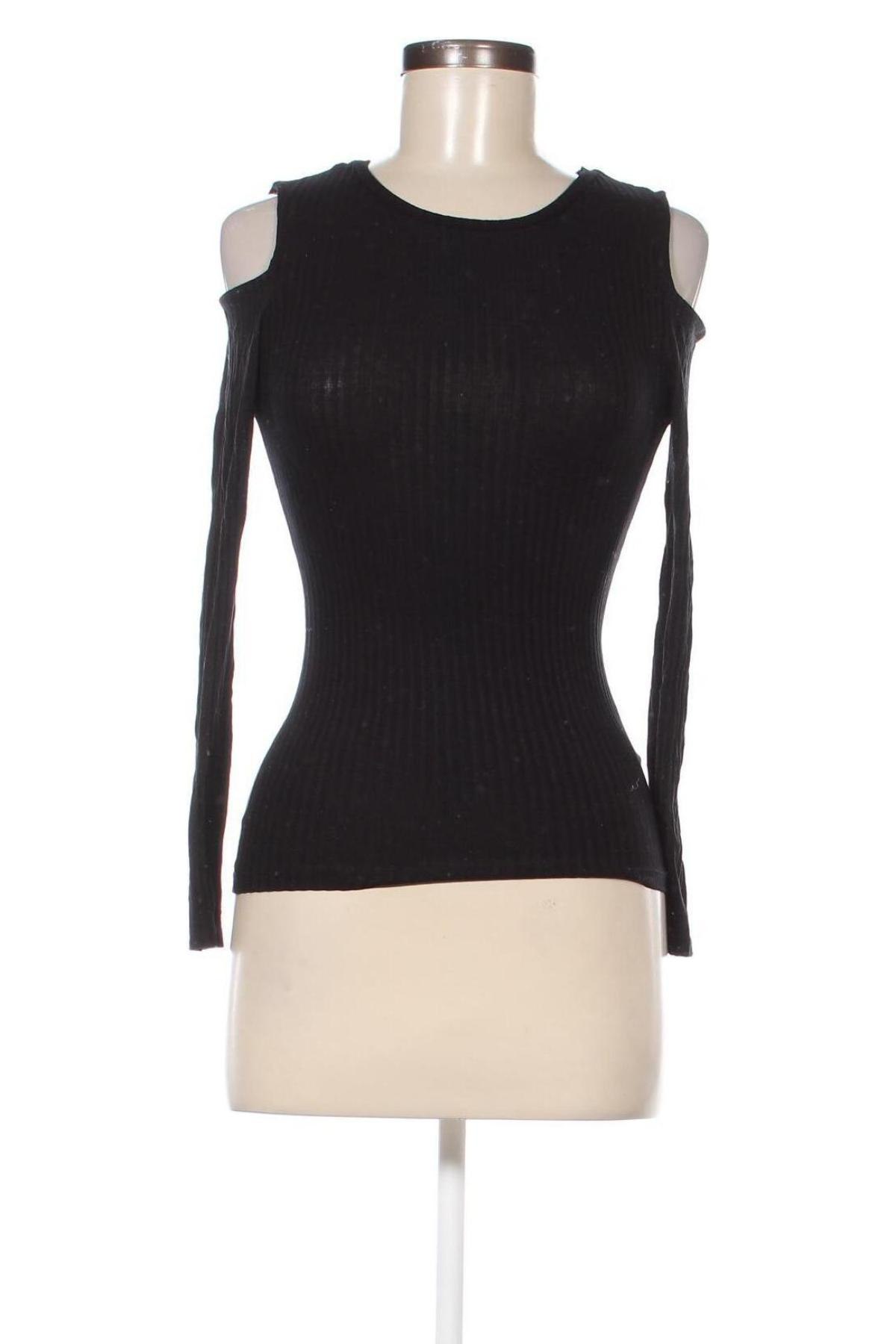Γυναικεία μπλούζα Clockhouse, Μέγεθος XS, Χρώμα Μαύρο, Τιμή 4,11 €