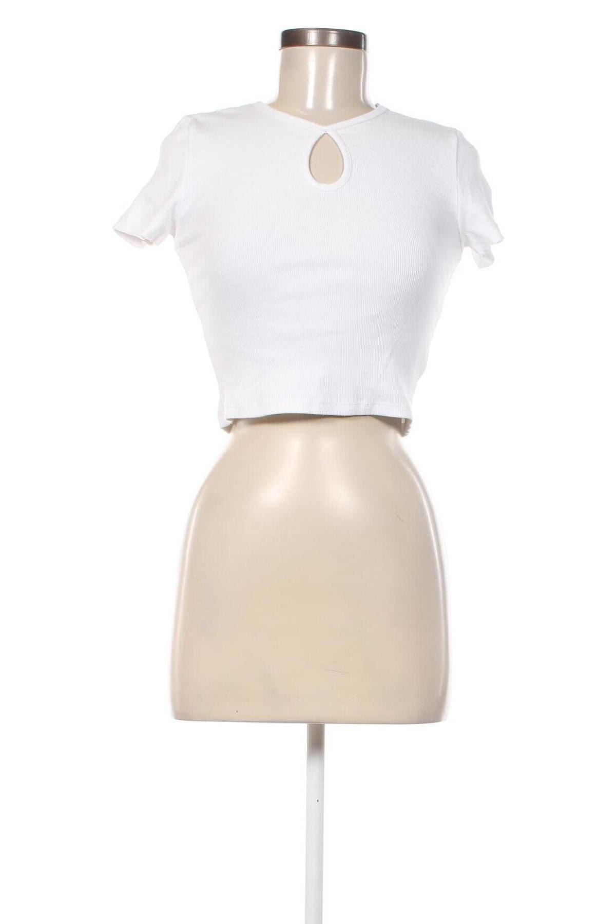 Damen Shirt Defacto, Größe M, Farbe Weiß, Preis € 5,19