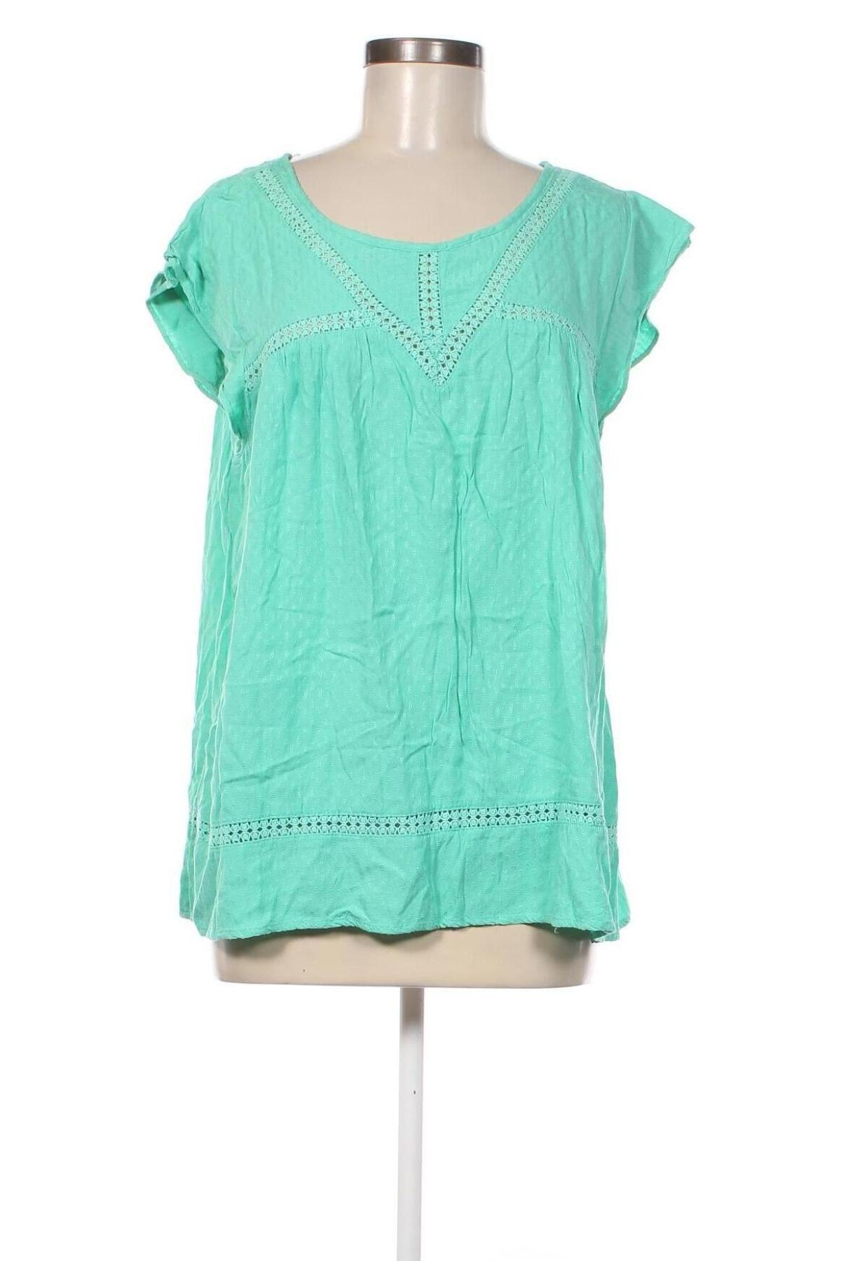Γυναικεία μπλούζα Democracy, Μέγεθος XL, Χρώμα Πράσινο, Τιμή 10,96 €