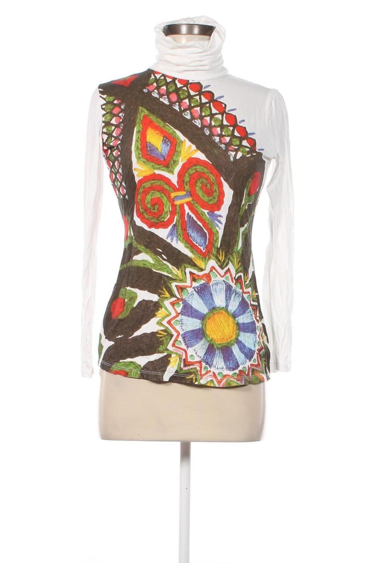 Damen Shirt Desigual, Größe M, Farbe Weiß, Preis € 21,13