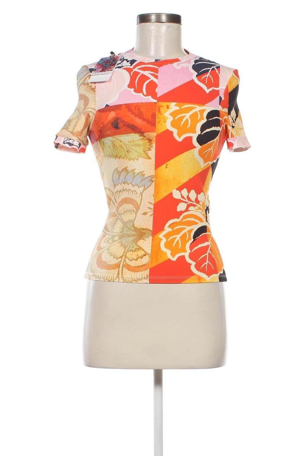 Γυναικεία μπλούζα Desigual, Μέγεθος XS, Χρώμα Πολύχρωμο, Τιμή 28,95 €