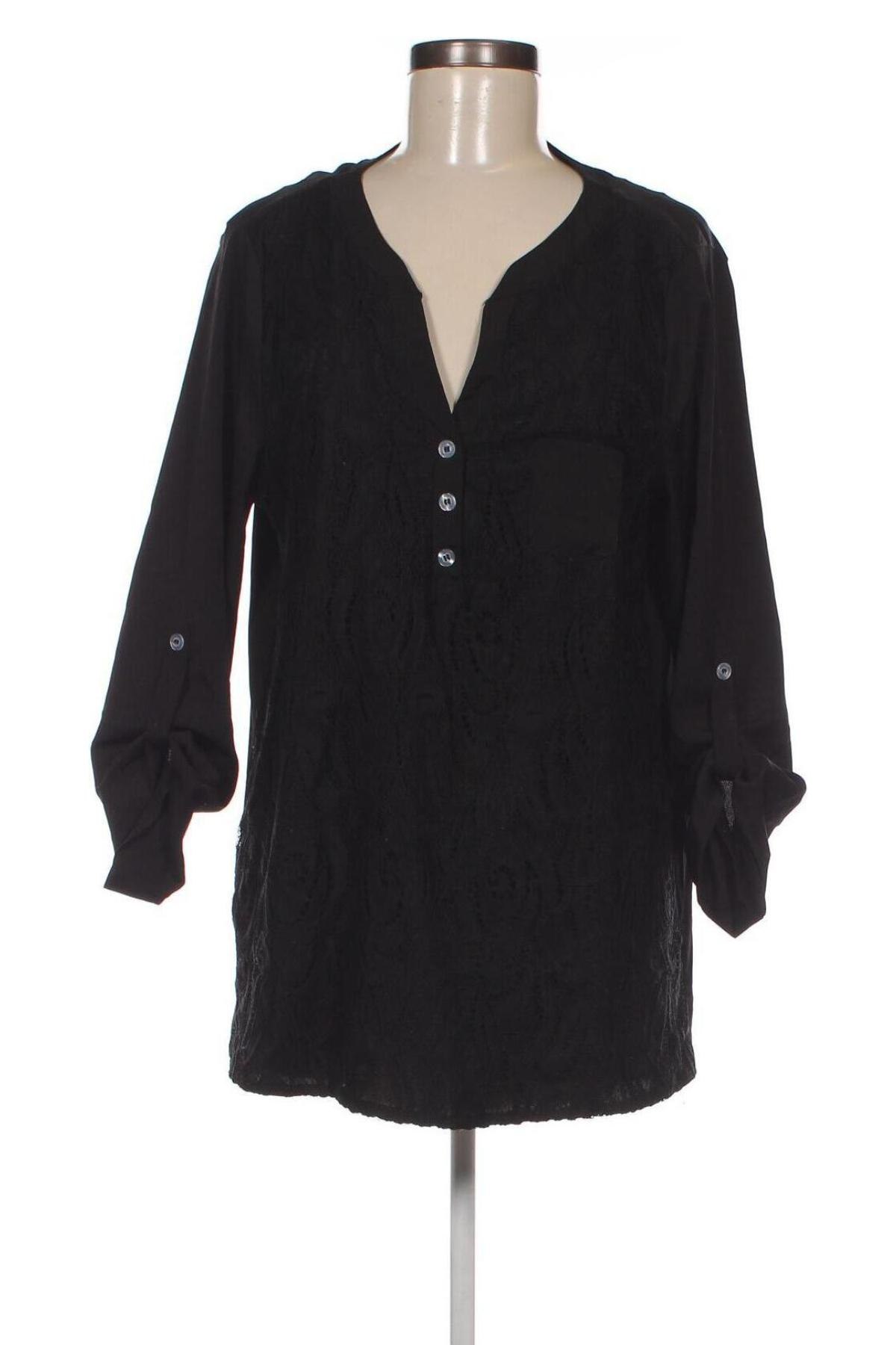 Γυναικεία μπλούζα Ecowish, Μέγεθος XL, Χρώμα Μαύρο, Τιμή 5,88 €