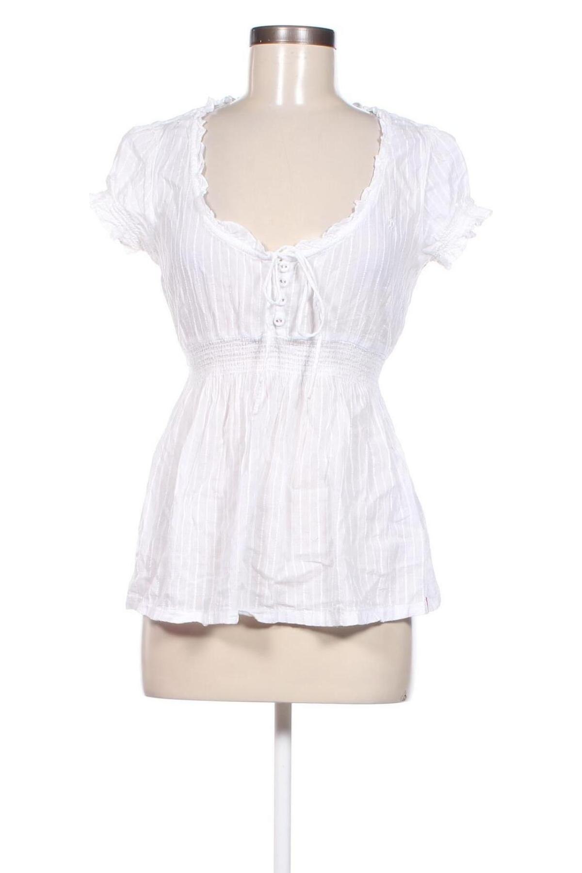 Γυναικεία μπλούζα Edc By Esprit, Μέγεθος S, Χρώμα Λευκό, Τιμή 17,39 €