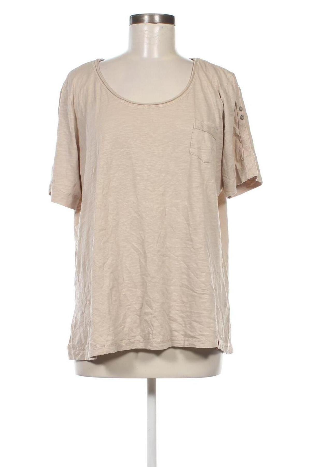 Γυναικεία μπλούζα Edc By Esprit, Μέγεθος XXL, Χρώμα  Μπέζ, Τιμή 10,30 €