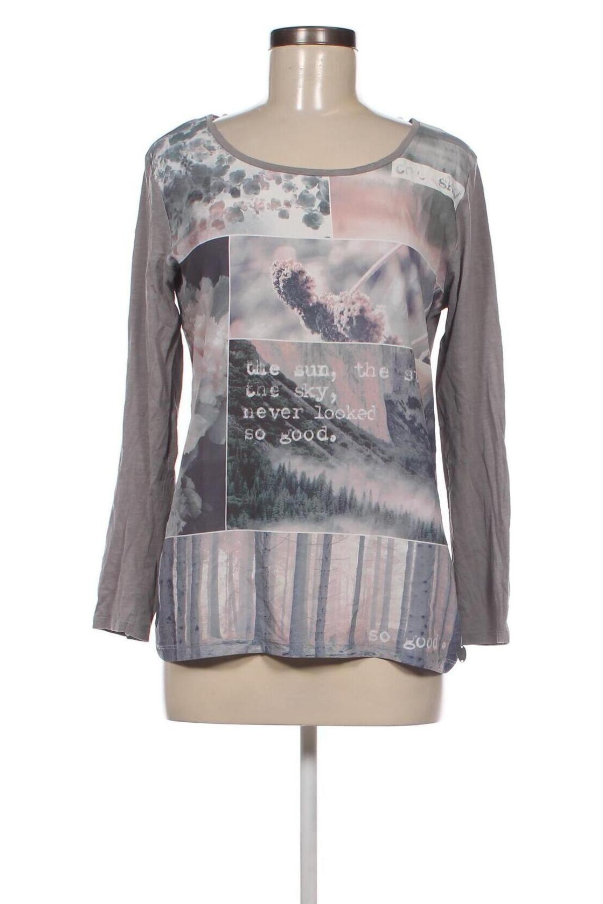 Дамска блуза Edc By Esprit, Размер M, Цвят Сив, Цена 10,20 лв.