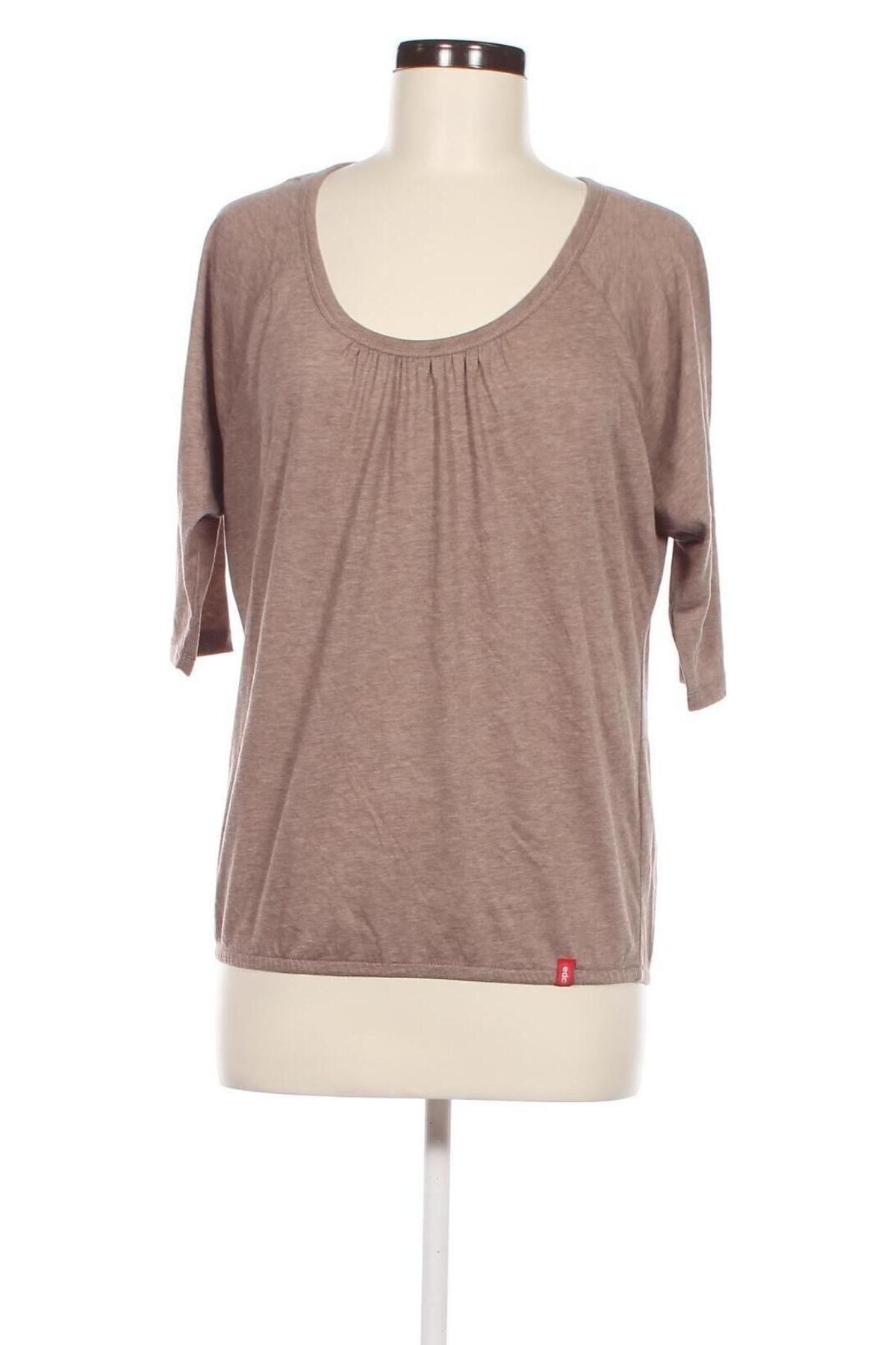 Γυναικεία μπλούζα Edc By Esprit, Μέγεθος XS, Χρώμα Καφέ, Τιμή 7,36 €