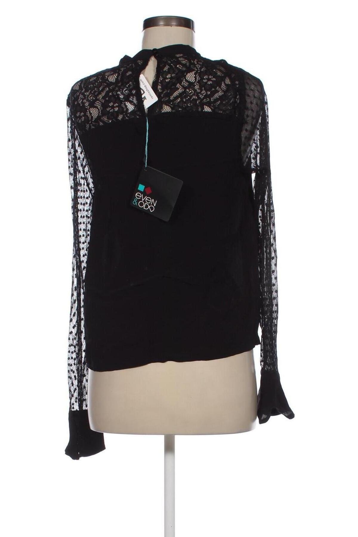 Γυναικεία μπλούζα Even&Odd, Μέγεθος M, Χρώμα Μαύρο, Τιμή 8,56 €