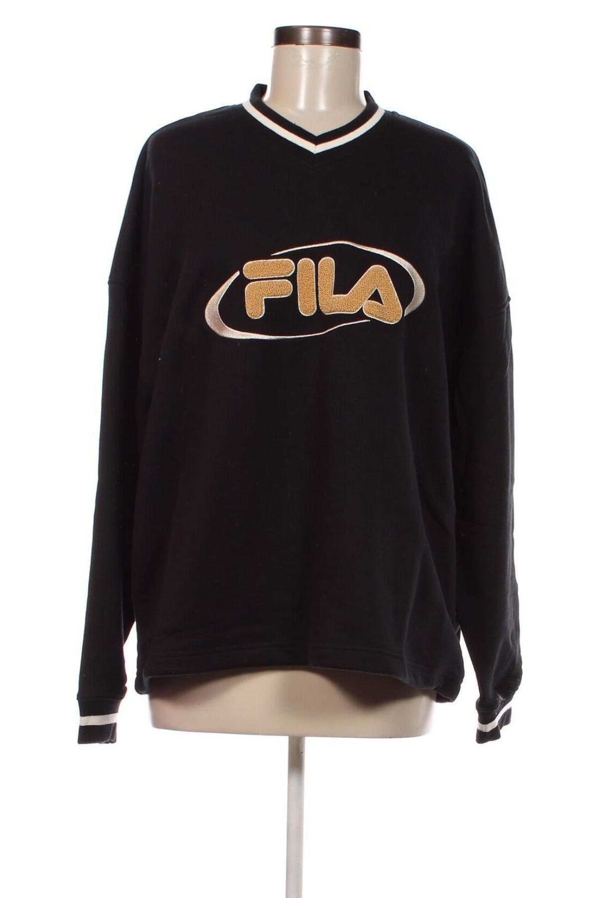Γυναικεία μπλούζα FILA, Μέγεθος M, Χρώμα Μαύρο, Τιμή 30,62 €