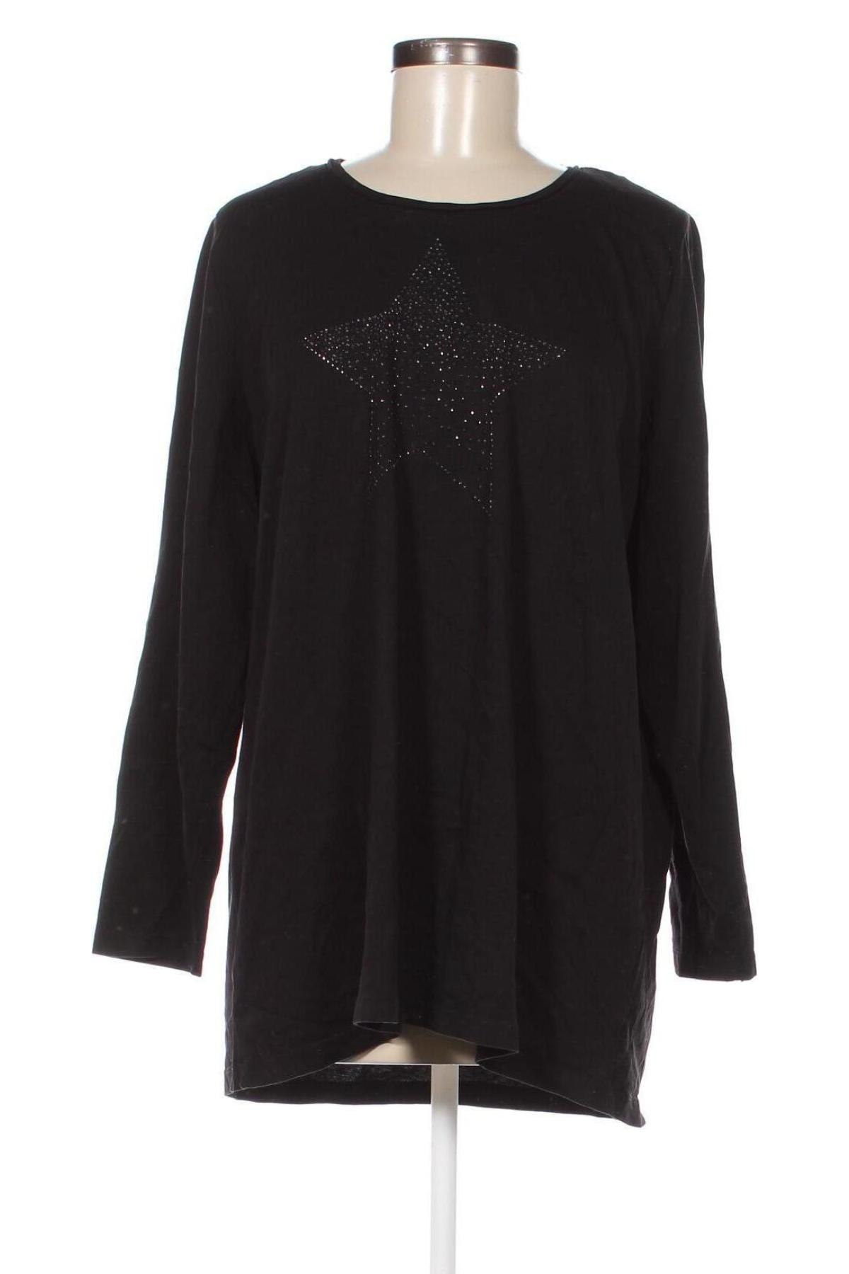 Γυναικεία μπλούζα Fabiani, Μέγεθος XXL, Χρώμα Μαύρο, Τιμή 5,88 €