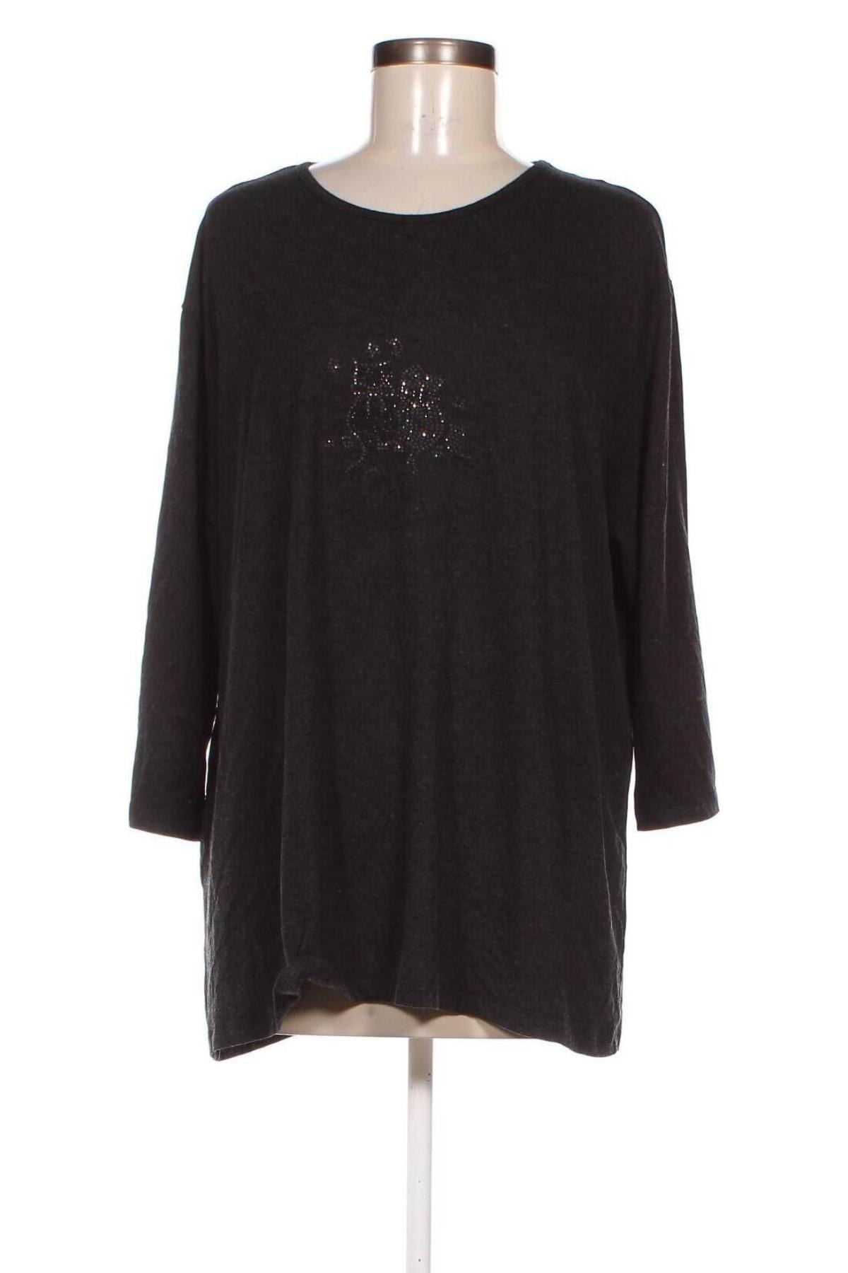 Damen Shirt Fashion, Größe 4XL, Farbe Grau, Preis 11,83 €