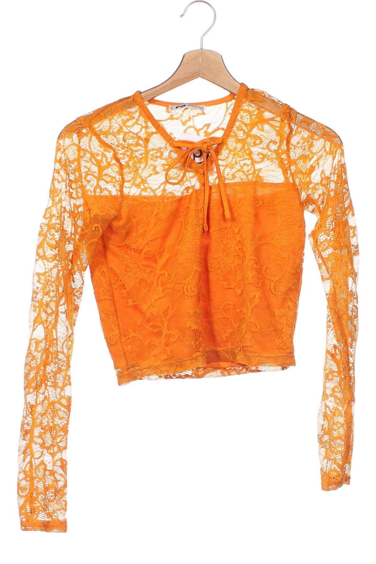 Дамска блуза Fb Sister, Размер XXS, Цвят Оранжев, Цена 10,26 лв.