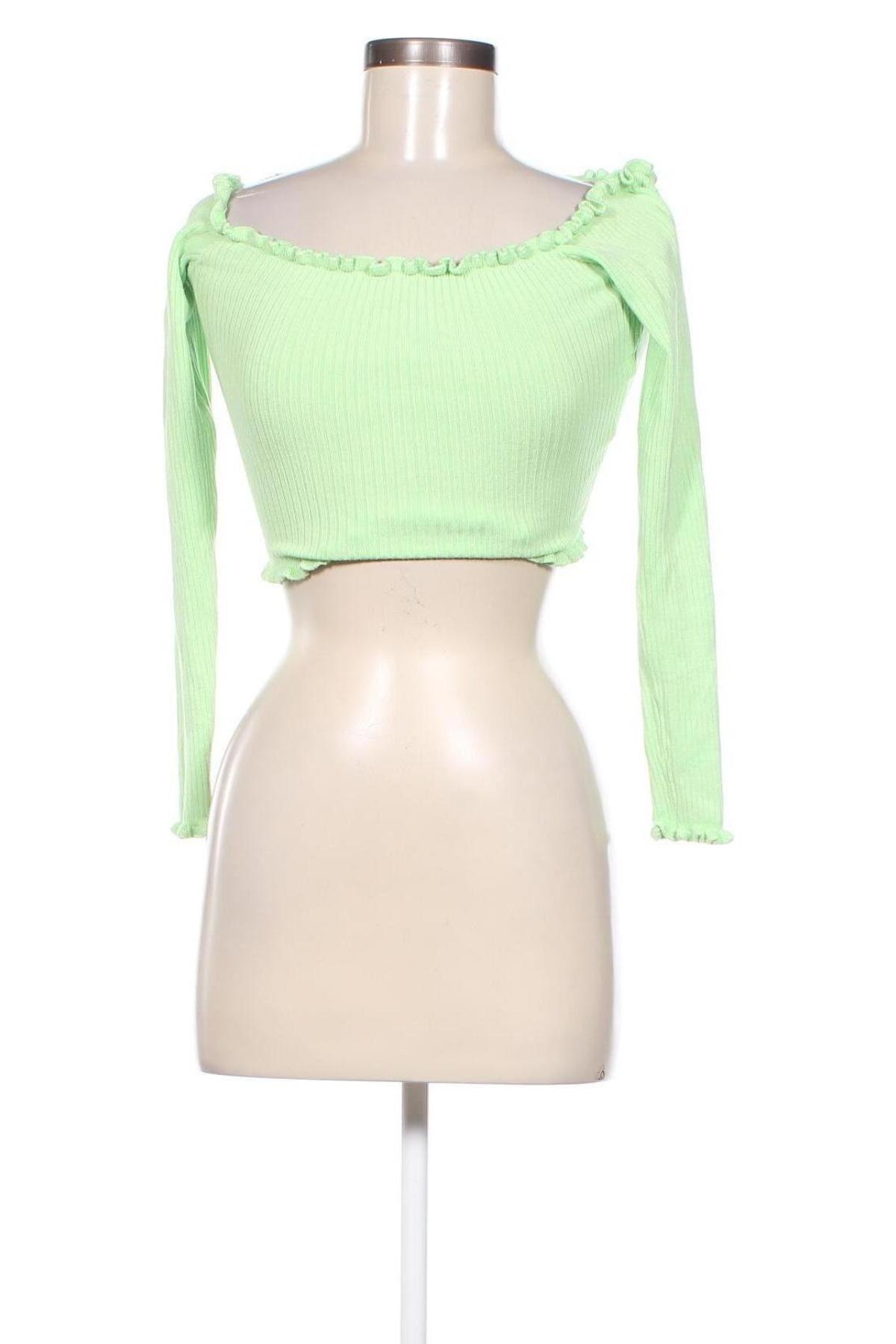 Γυναικεία μπλούζα Fb Sister, Μέγεθος M, Χρώμα Πράσινο, Τιμή 4,70 €