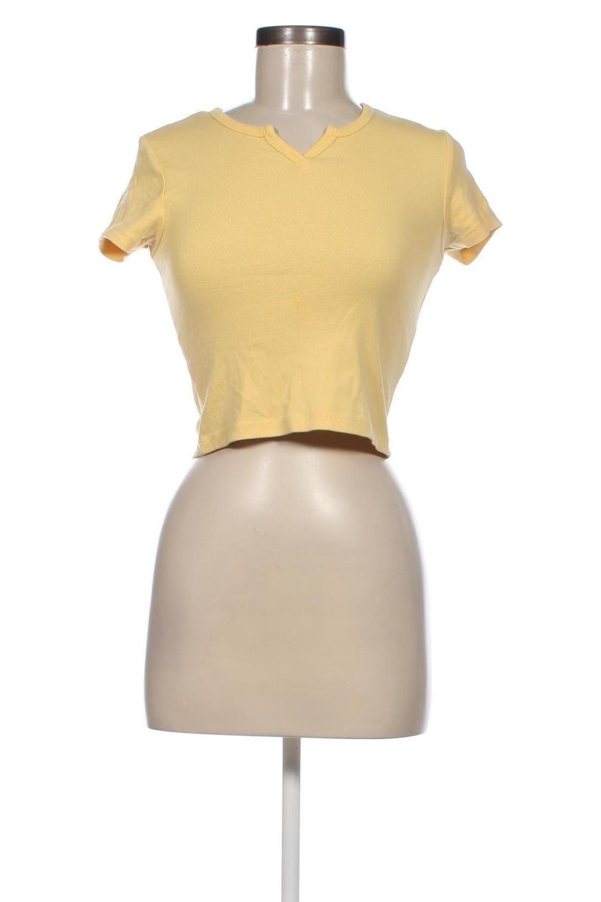 Дамска блуза Fb Sister, Размер XS, Цвят Жълт, Цена 6,65 лв.