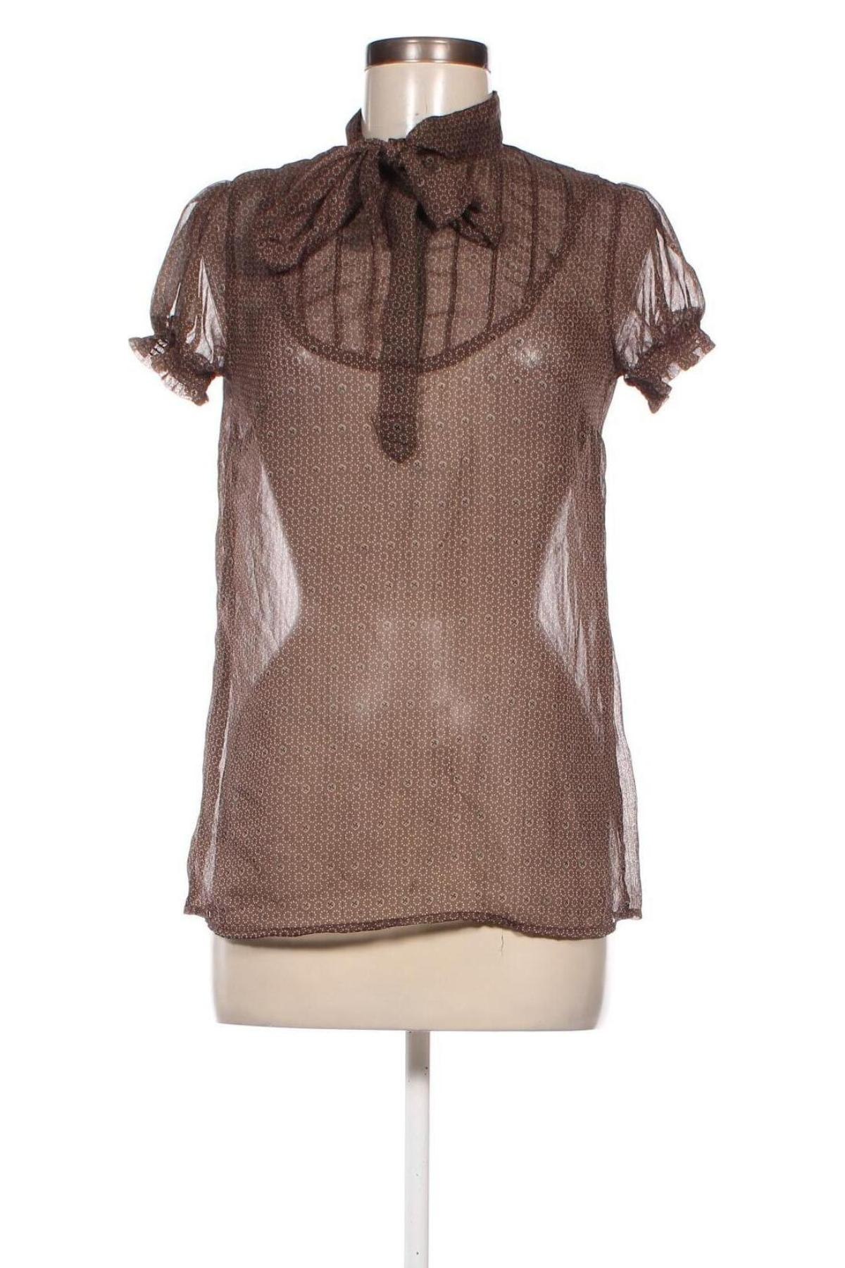 Γυναικεία μπλούζα Flame, Μέγεθος S, Χρώμα Καφέ, Τιμή 3,53 €