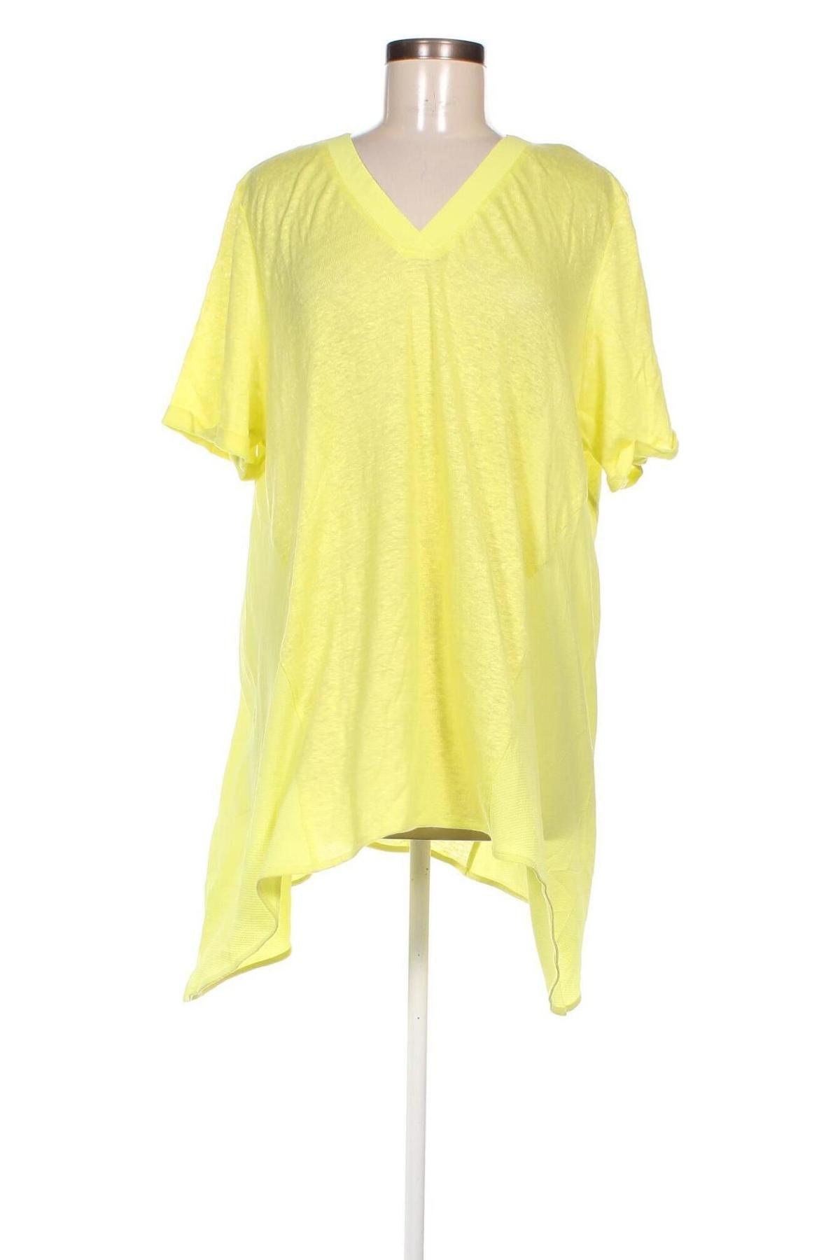 Γυναικεία μπλούζα Frapp, Μέγεθος XL, Χρώμα Κίτρινο, Τιμή 23,34 €
