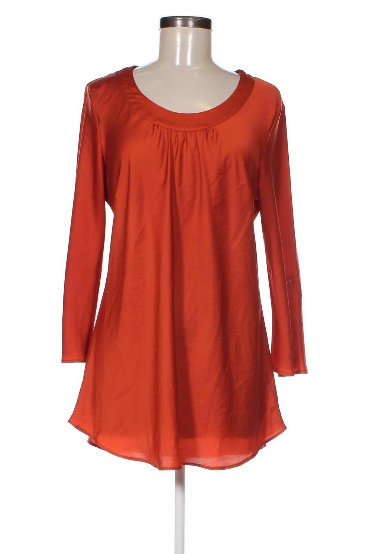 Дамска блуза G.W., Размер XL, Цвят Оранжев, Цена 21,60 лв.