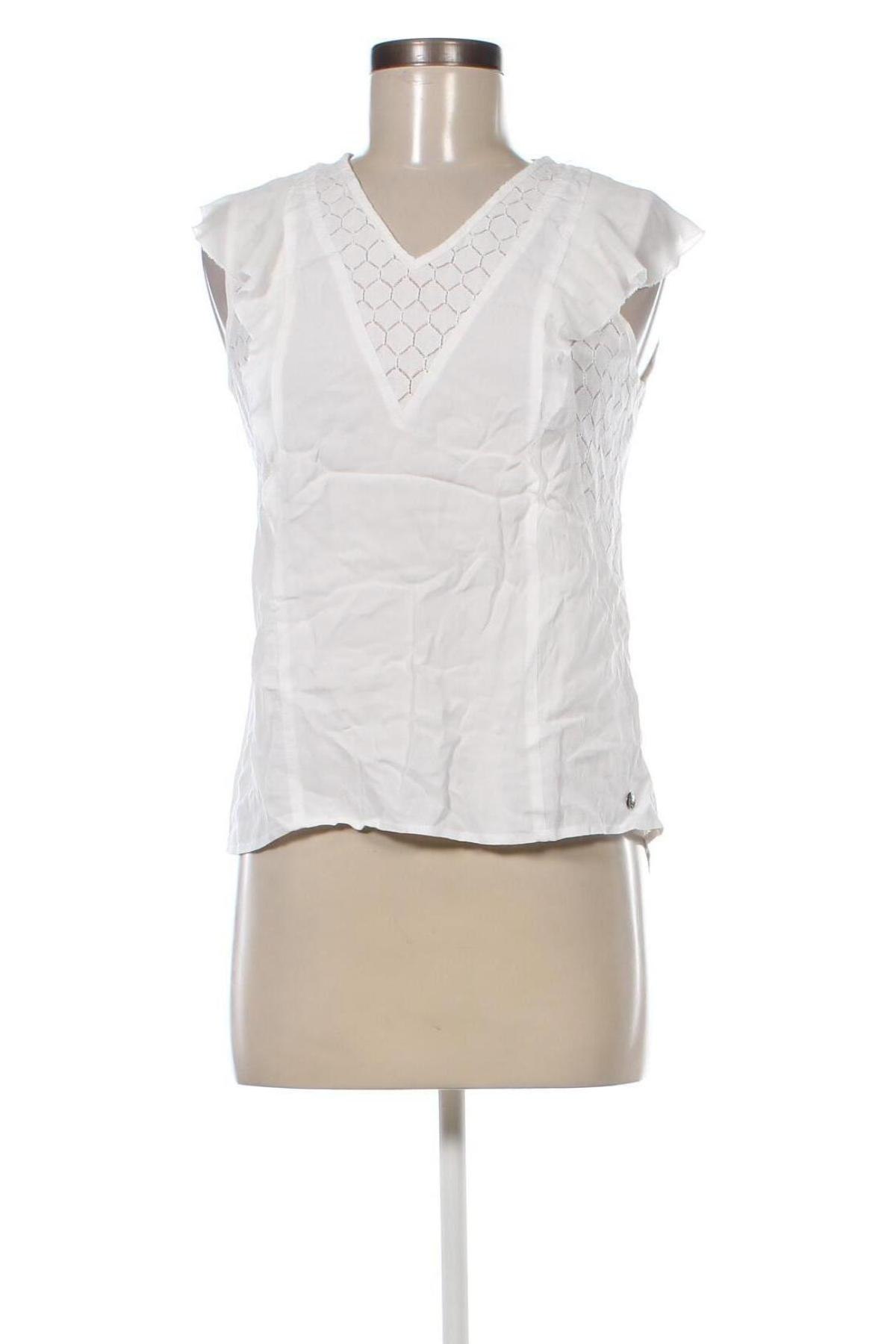 Дамска блуза Garcia Jeans, Размер S, Цвят Бял, Цена 6,80 лв.
