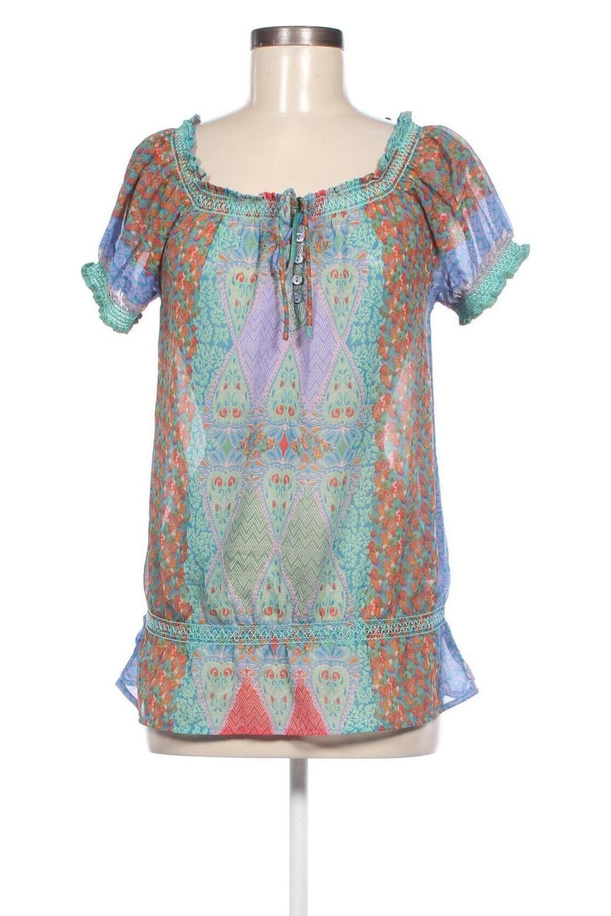 Дамска блуза Gina, Размер M, Цвят Многоцветен, Цена 6,65 лв.