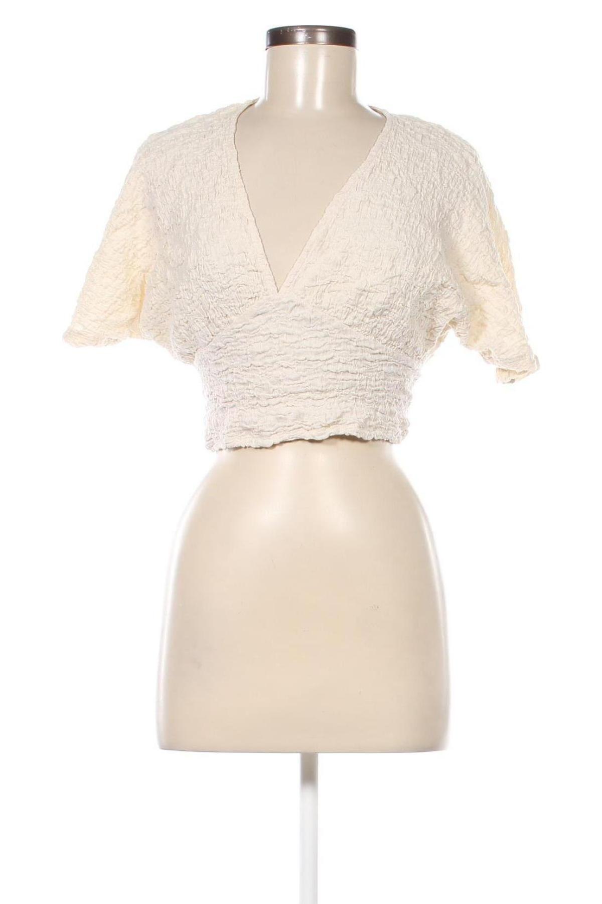 Damen Shirt Gina Tricot, Größe XS, Farbe Beige, Preis € 4,87