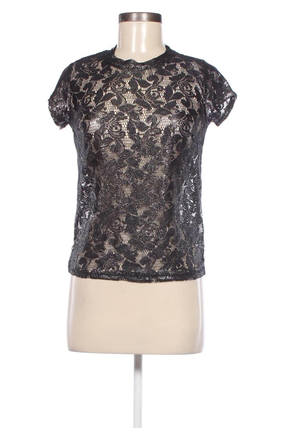 Γυναικεία μπλούζα Gina Tricot, Μέγεθος S, Χρώμα Μαύρο, Τιμή 3,71 €