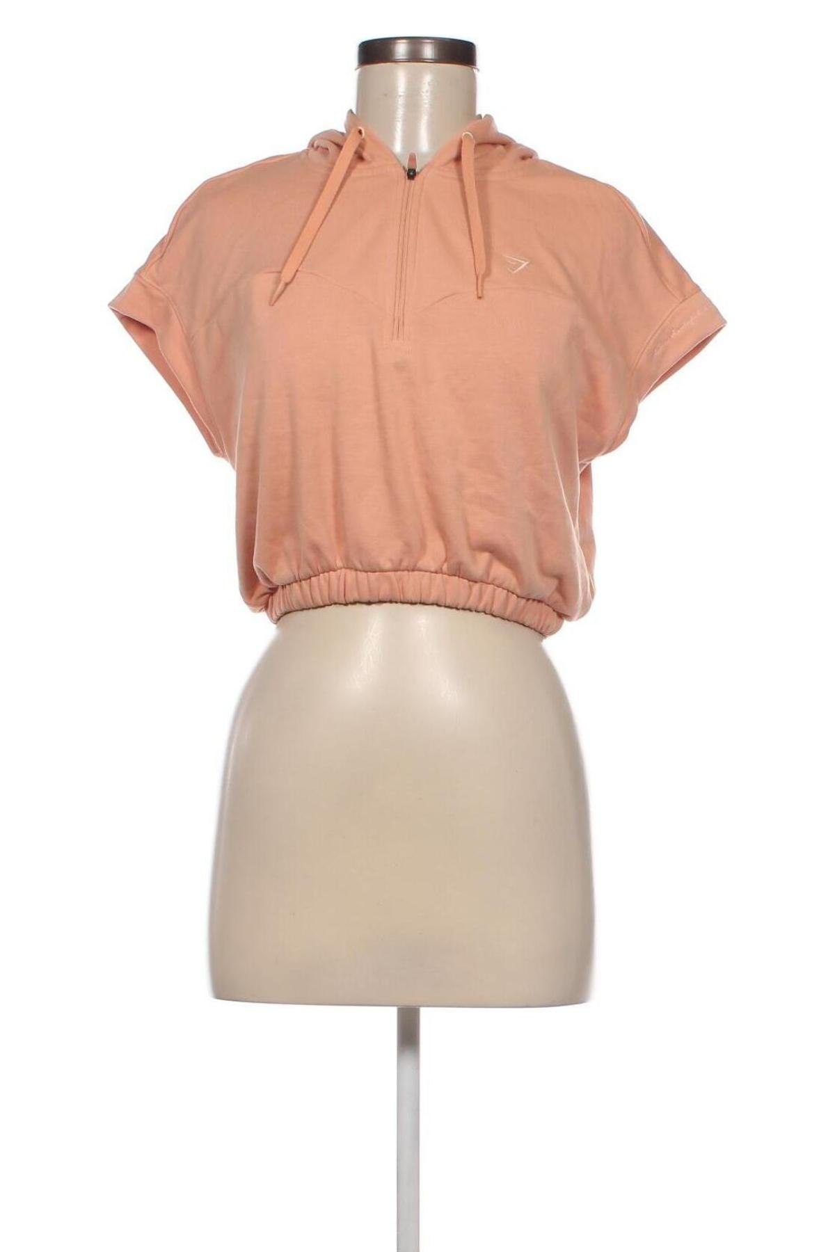 Дамска блуза Gymshark, Размер S, Цвят Оранжев, Цена 34,00 лв.