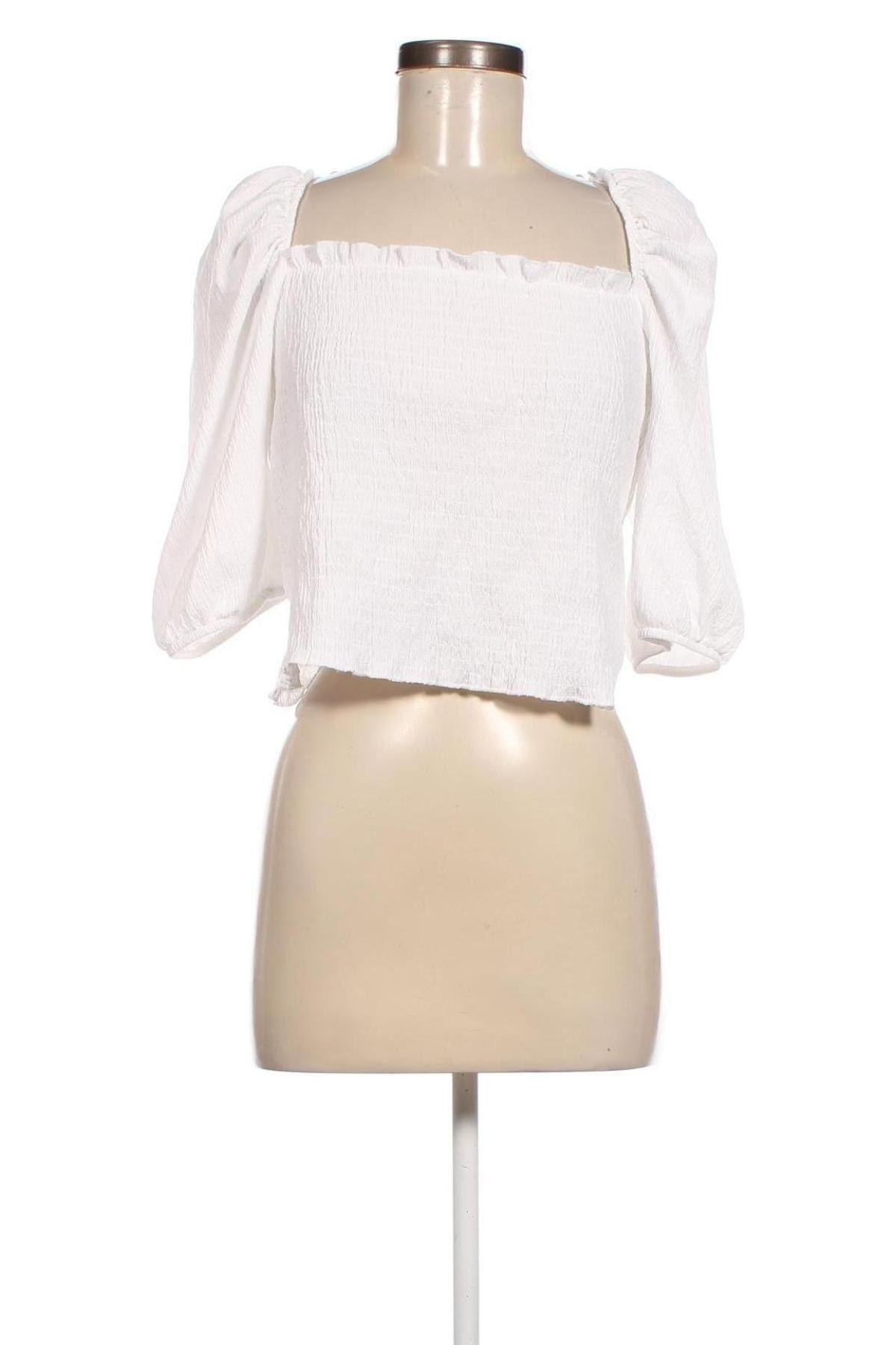 Γυναικεία μπλούζα H&M, Μέγεθος L, Χρώμα Λευκό, Τιμή 8,05 €