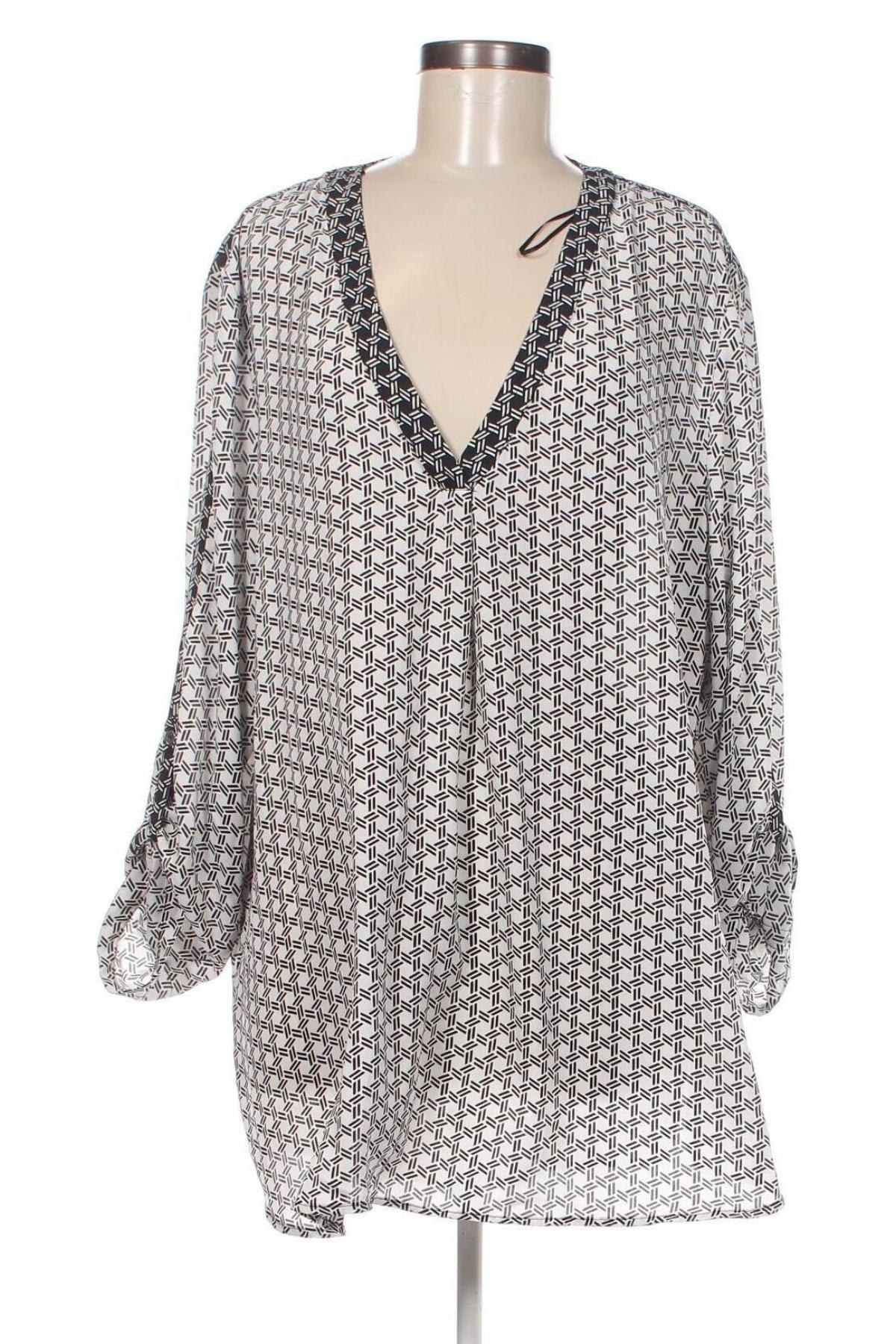 Γυναικεία μπλούζα H&M, Μέγεθος 3XL, Χρώμα Πολύχρωμο, Τιμή 10,58 €