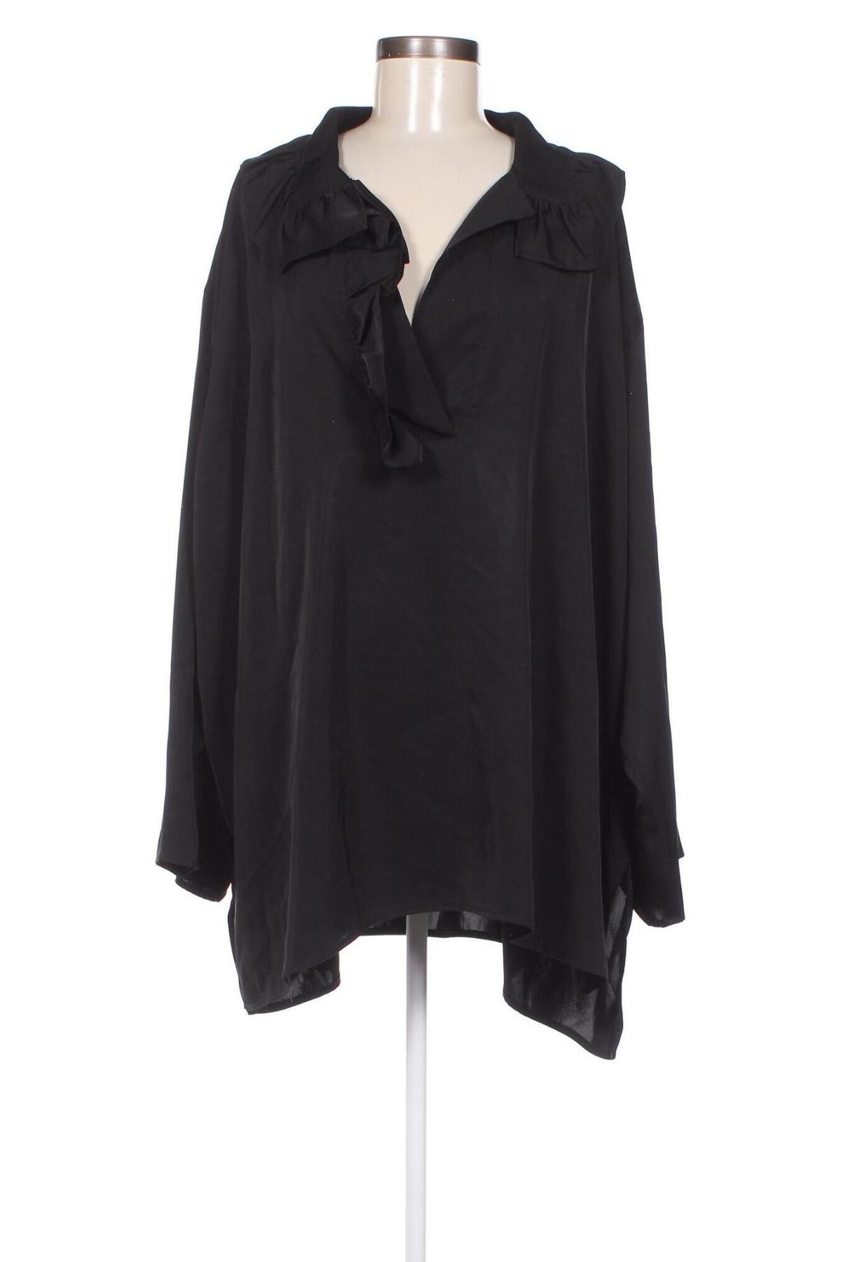 Дамска блуза H&M, Размер 3XL, Цвят Черен, Цена 17,10 лв.