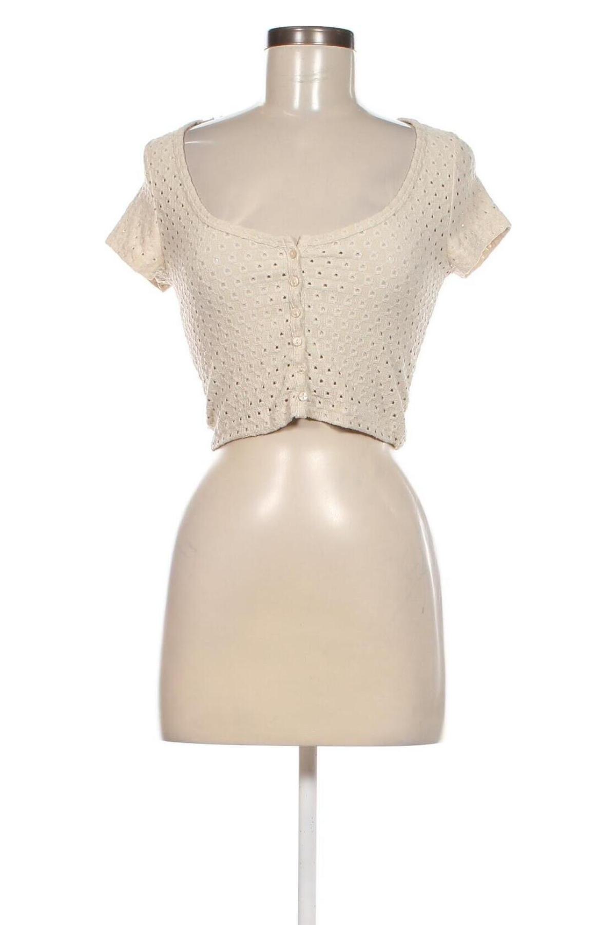 Γυναικεία μπλούζα H&M, Μέγεθος S, Χρώμα  Μπέζ, Τιμή 5,19 €