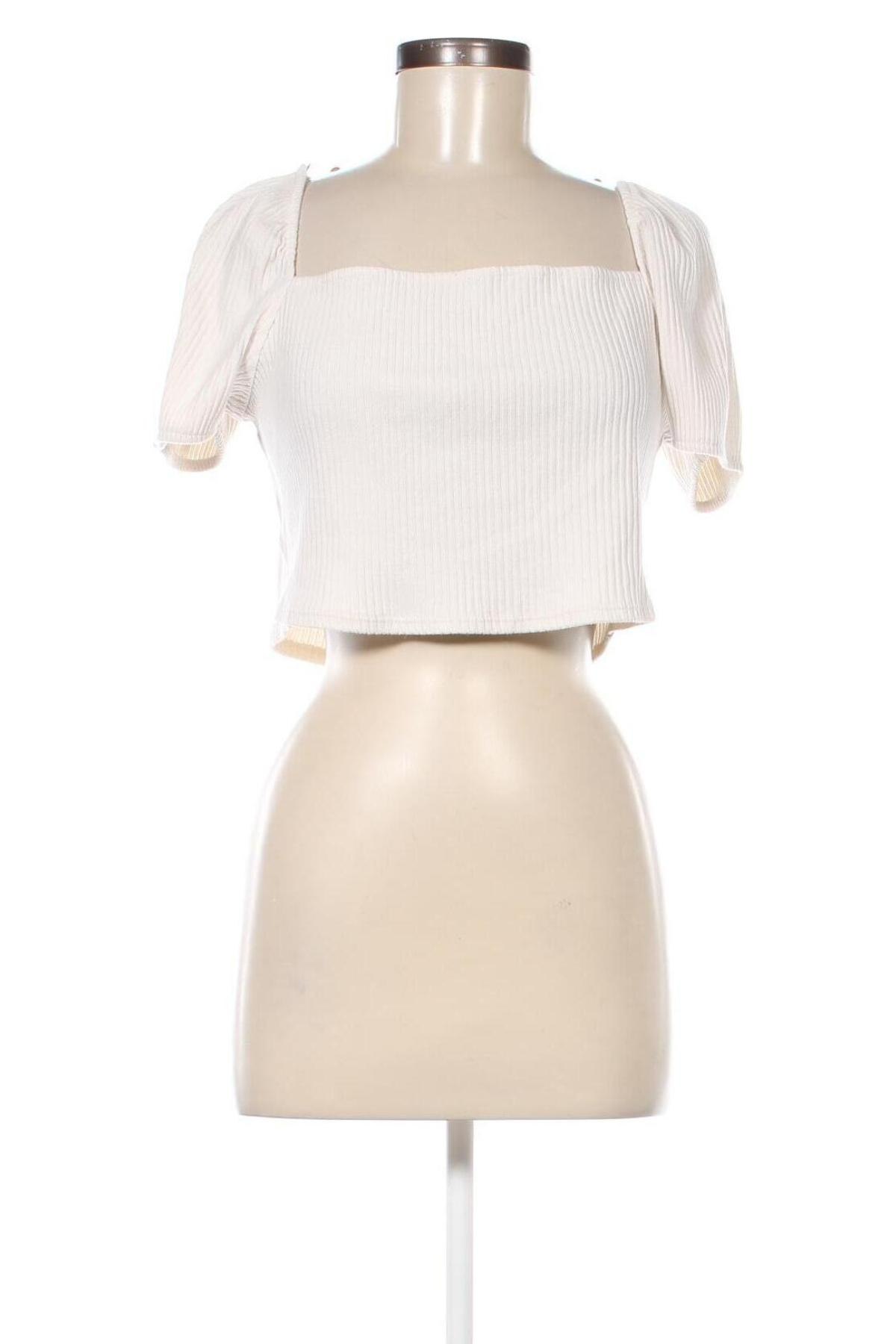 Дамска блуза H&M, Размер XL, Цвят Бежов, Цена 9,31 лв.
