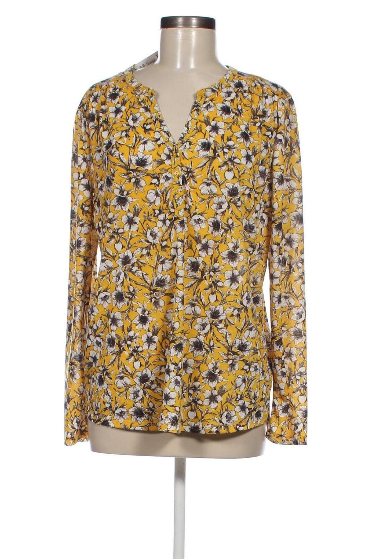 Дамска блуза H&M, Размер L, Цвят Жълт, Цена 5,70 лв.