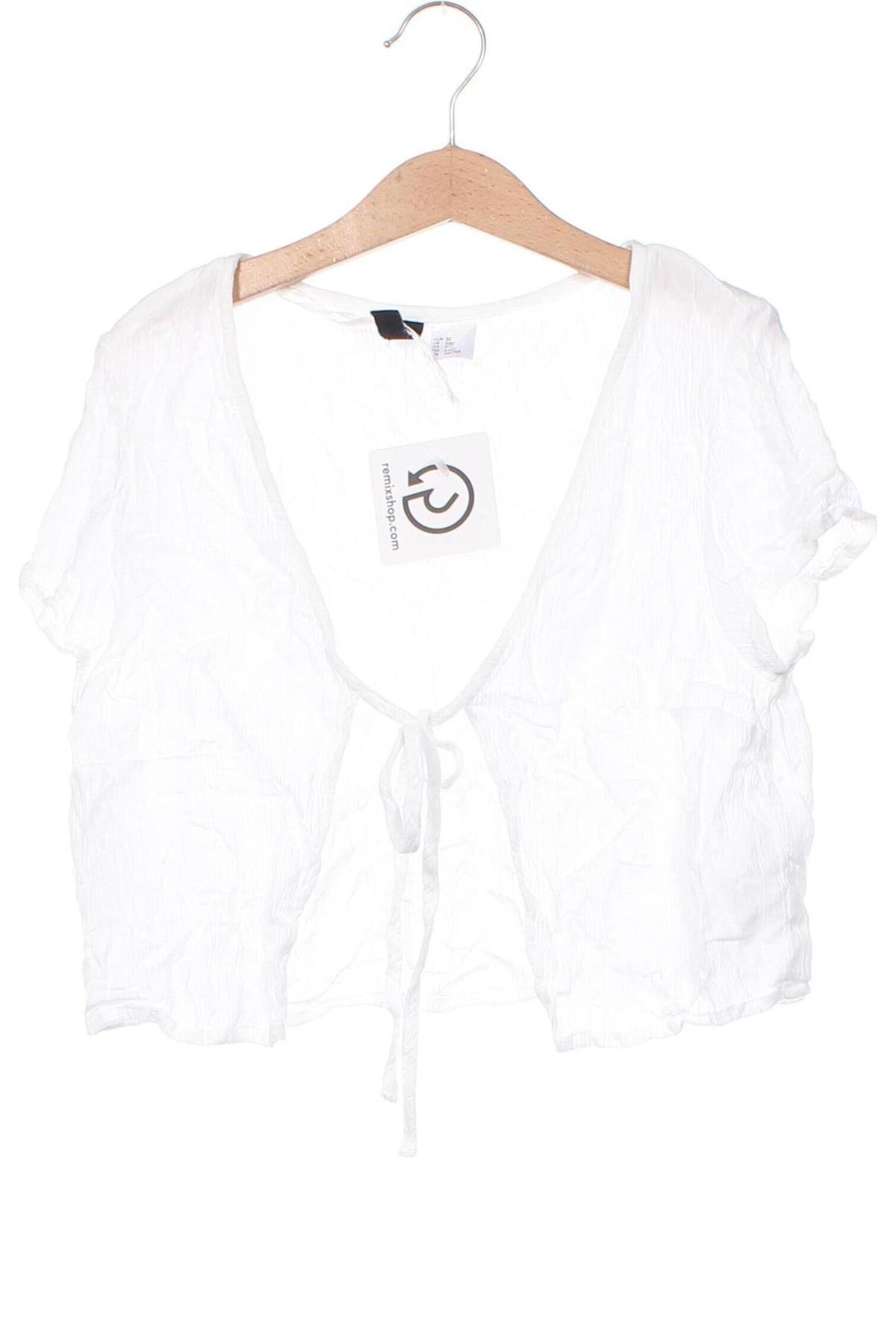 Γυναικεία μπλούζα H&M, Μέγεθος XXS, Χρώμα Λευκό, Τιμή 3,53 €